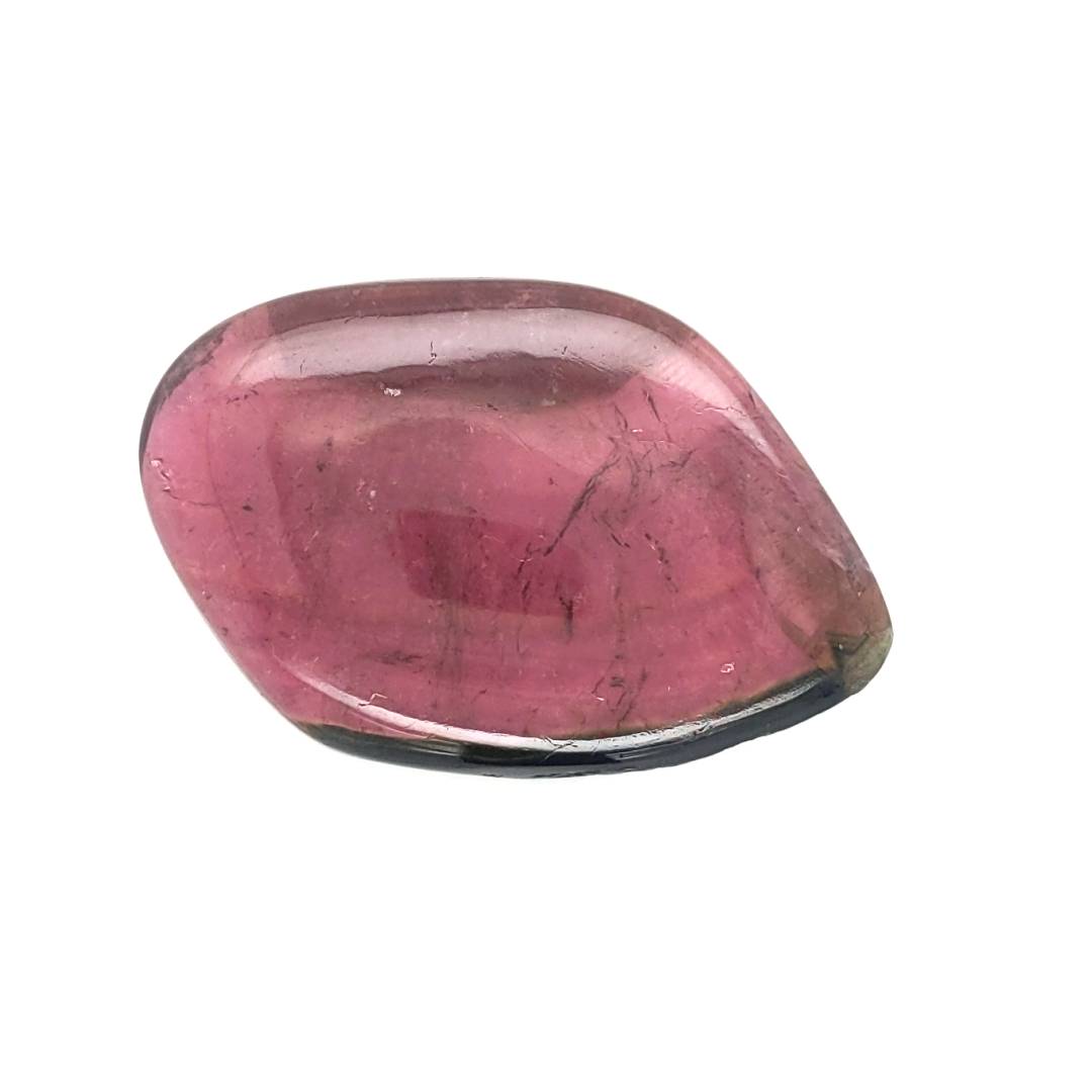 1 Pics Of Natural Watermelon Tourmaline Slice | Size:46x30mm | With Certificate - The LabradoriteKing