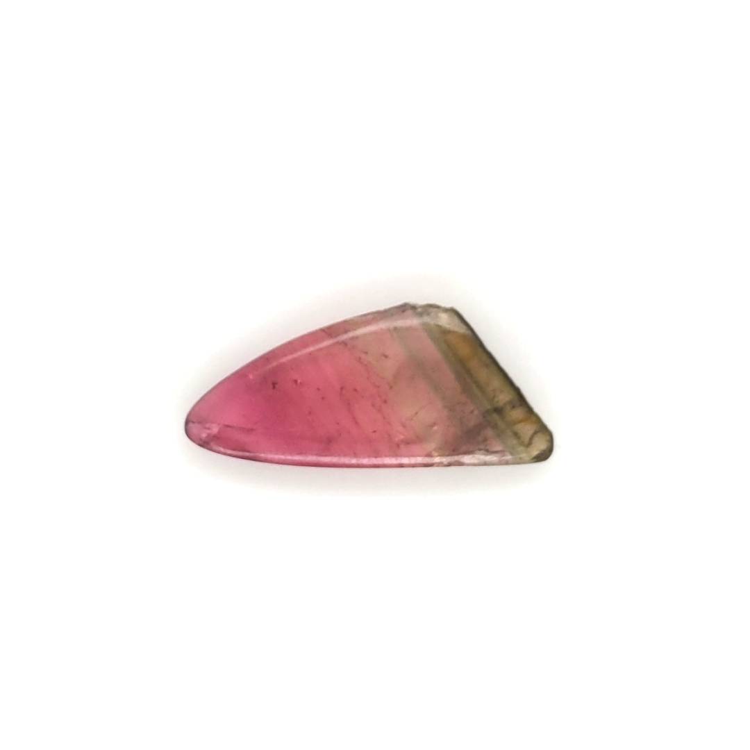 1 Pics Of Natural Watermelon Tourmaline Slice | Size:28x12mm | With Certificate - The LabradoriteKing
