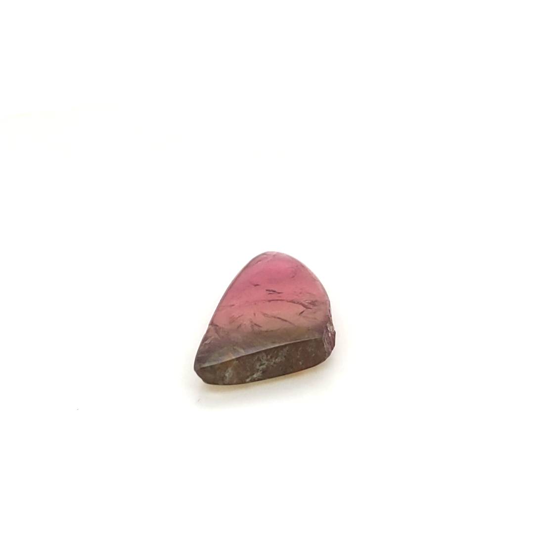 1 Pics Of Natural Watermelon Tourmaline Slice | Size:28x12mm | With Certificate - The LabradoriteKing