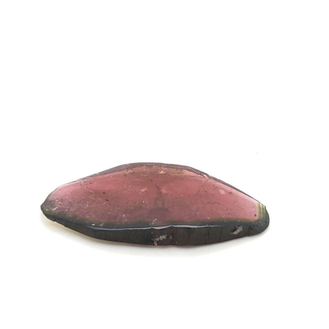 1 Pics Of Natural Watermelon Tourmaline Slice | Size:37X22mm | With Certificate - The LabradoriteKing