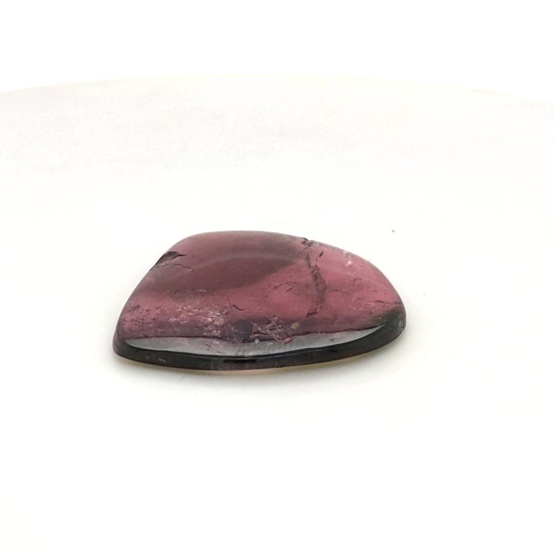 1 Pics Of Natural Watermelon Tourmaline Slice | Size:16X15mm | With Certificate - The LabradoriteKing