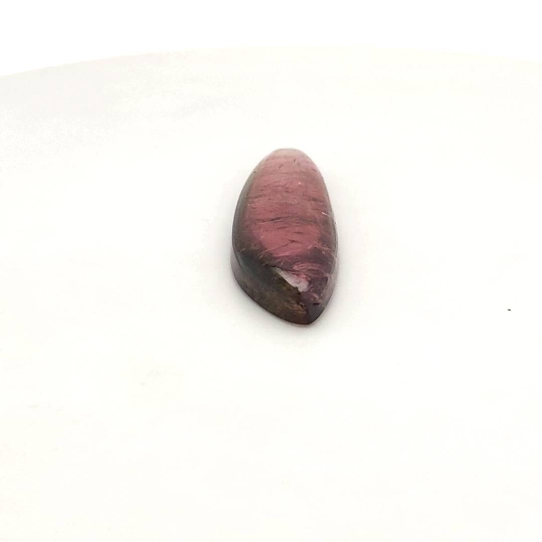 1 Pics Of Natural Watermelon Tourmaline Slice | Size:43X12mm | With Certificate - The LabradoriteKing