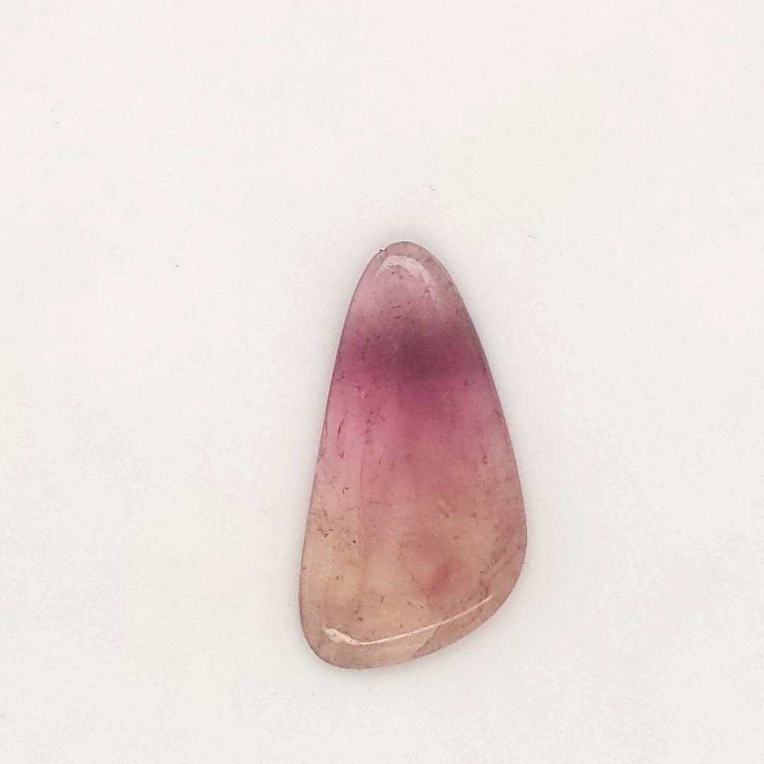 1 Pics Of Natural Watermelon Tourmaline Slice | Size:25X13mm | With Certificate - The LabradoriteKing