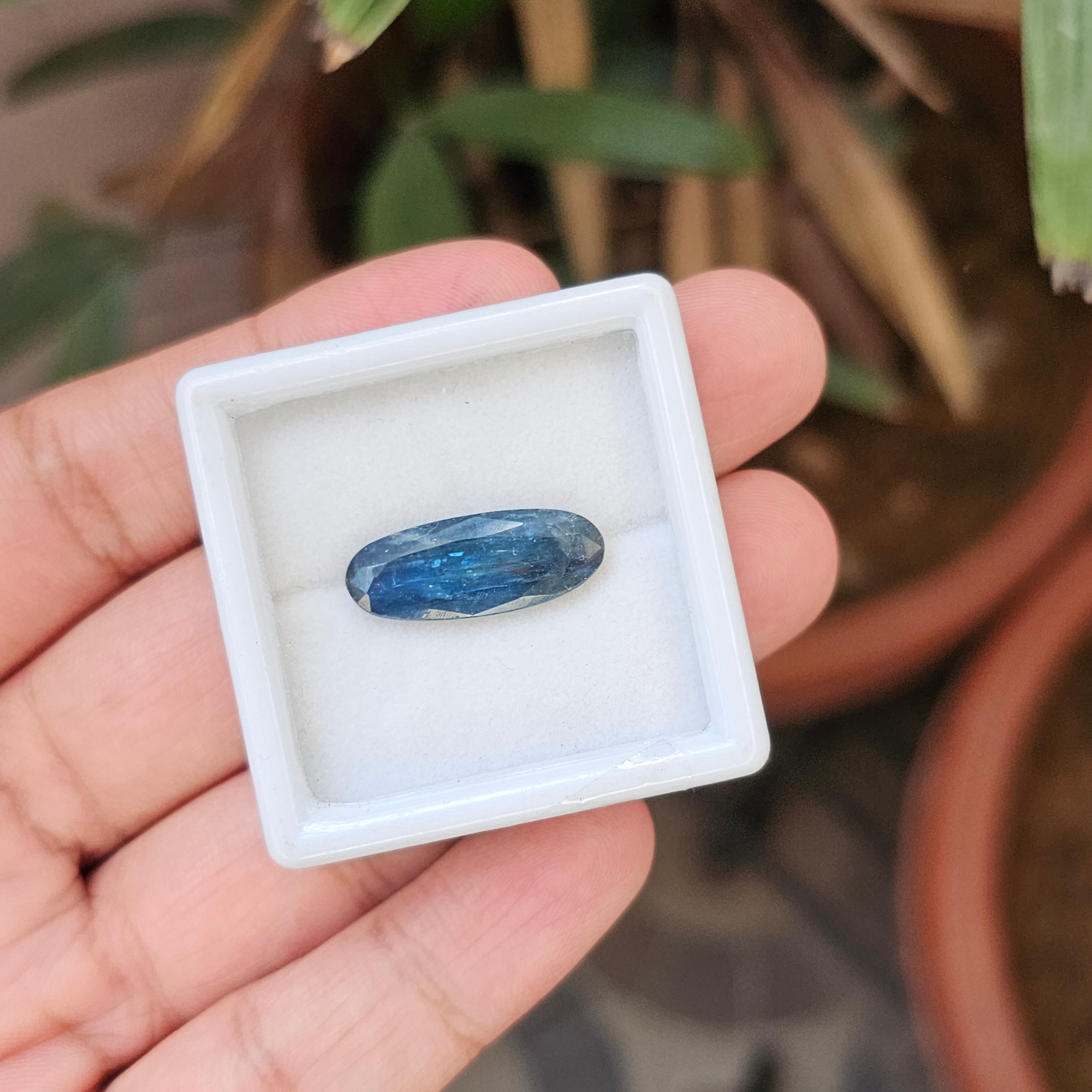 1 Pcs  Natural Kaynite Faceted Gemstone Oval Shape: | Size: 9-22mm - The LabradoriteKing