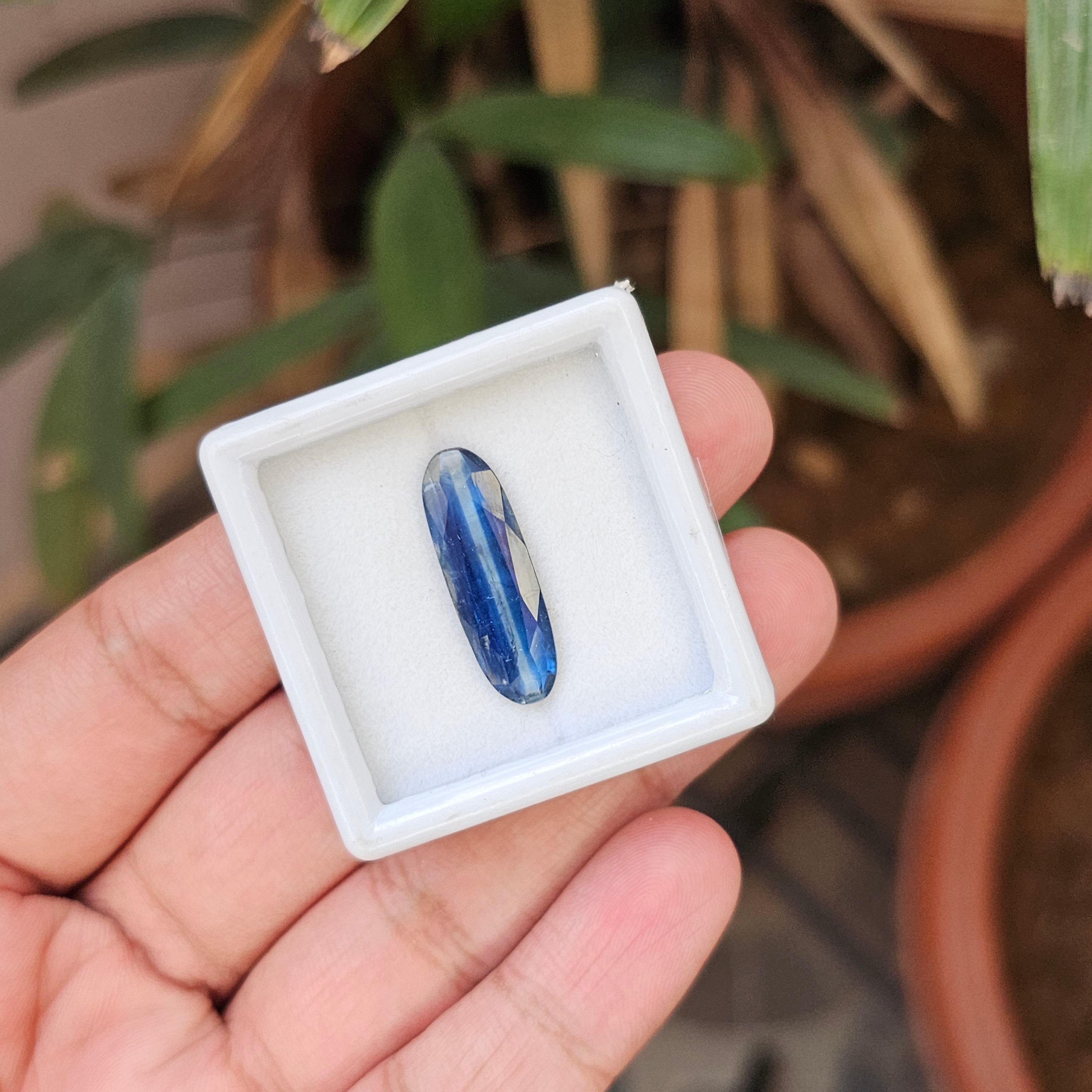 1 Pcs Natural Kaynite Faceted Gemstone Oval Shape: | Size: 8-25mm - The LabradoriteKing