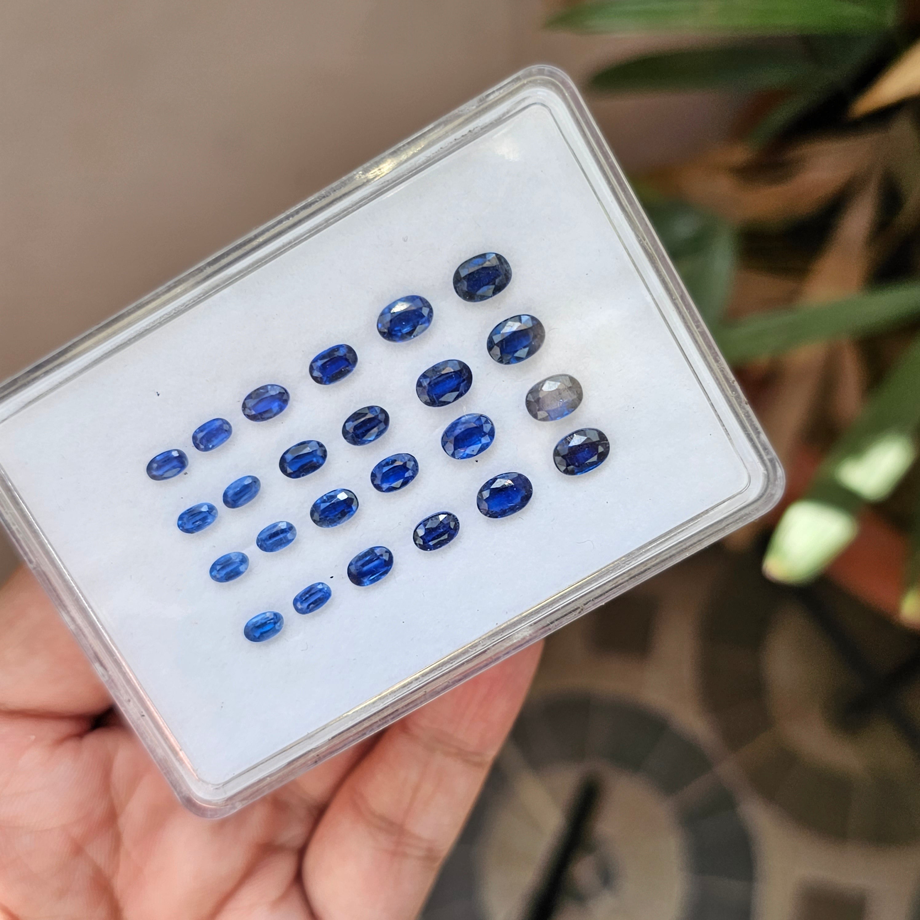 24 Pcs Natural Kaynite Faceted Gemstone Oval Shape: | Size: 5-7mm - The LabradoriteKing