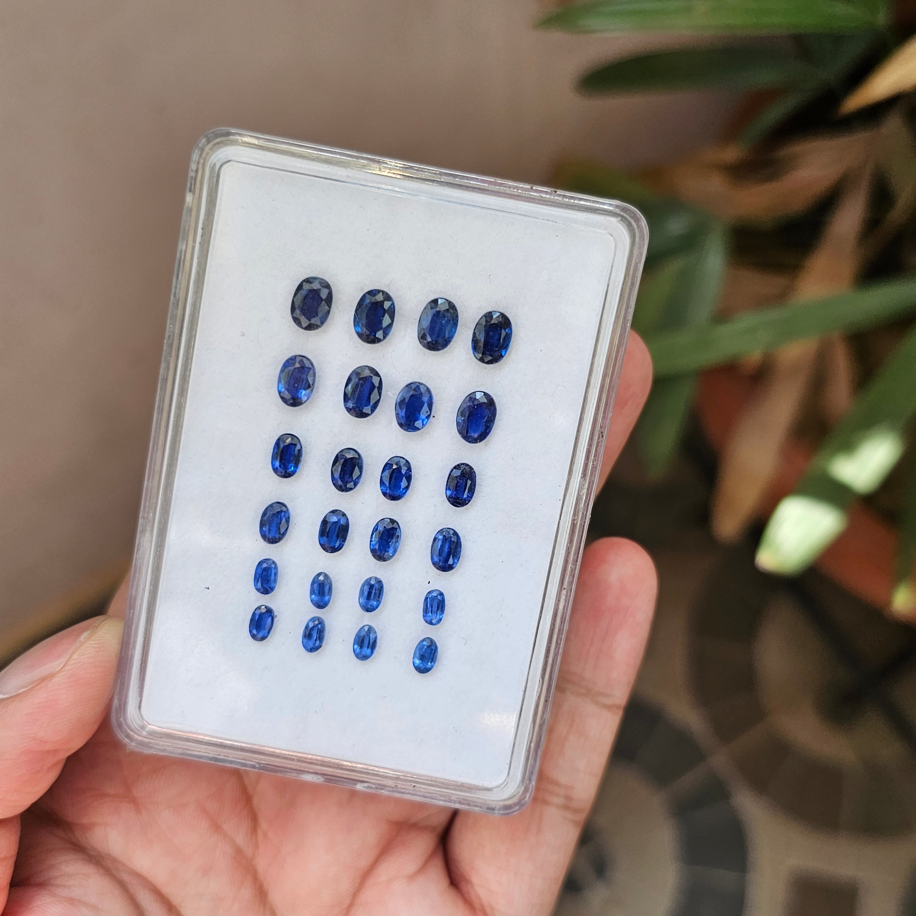 24 Pcs Natural Kaynite Faceted Gemstone Oval Shape: | Size: 5-7mm - The LabradoriteKing