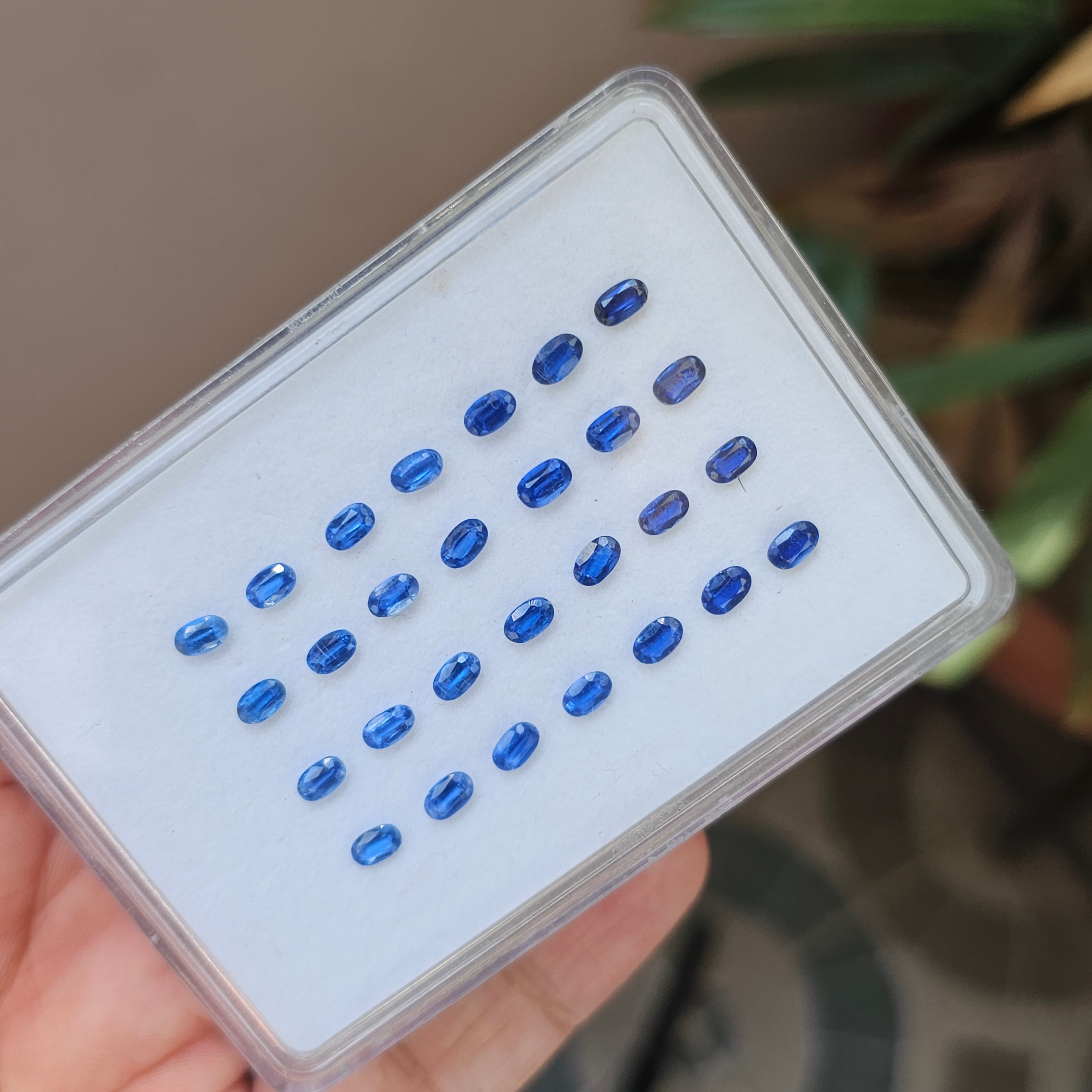 28 Pcs Natural Kaynite Faceted Gemstone Oval Shape: | Size:5x3mm - The LabradoriteKing