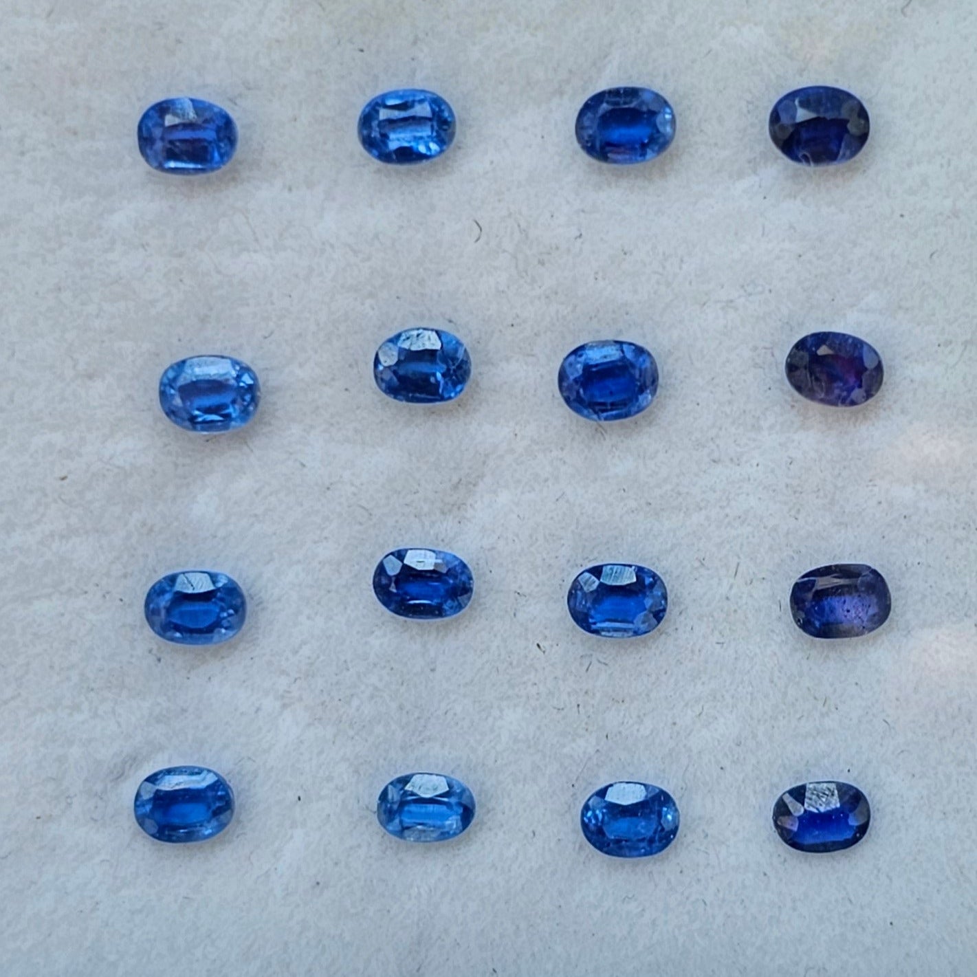 16 Pcs Natural Kaynite Faceted Gemstone Oval Shape: | Size:4x3mm - The LabradoriteKing