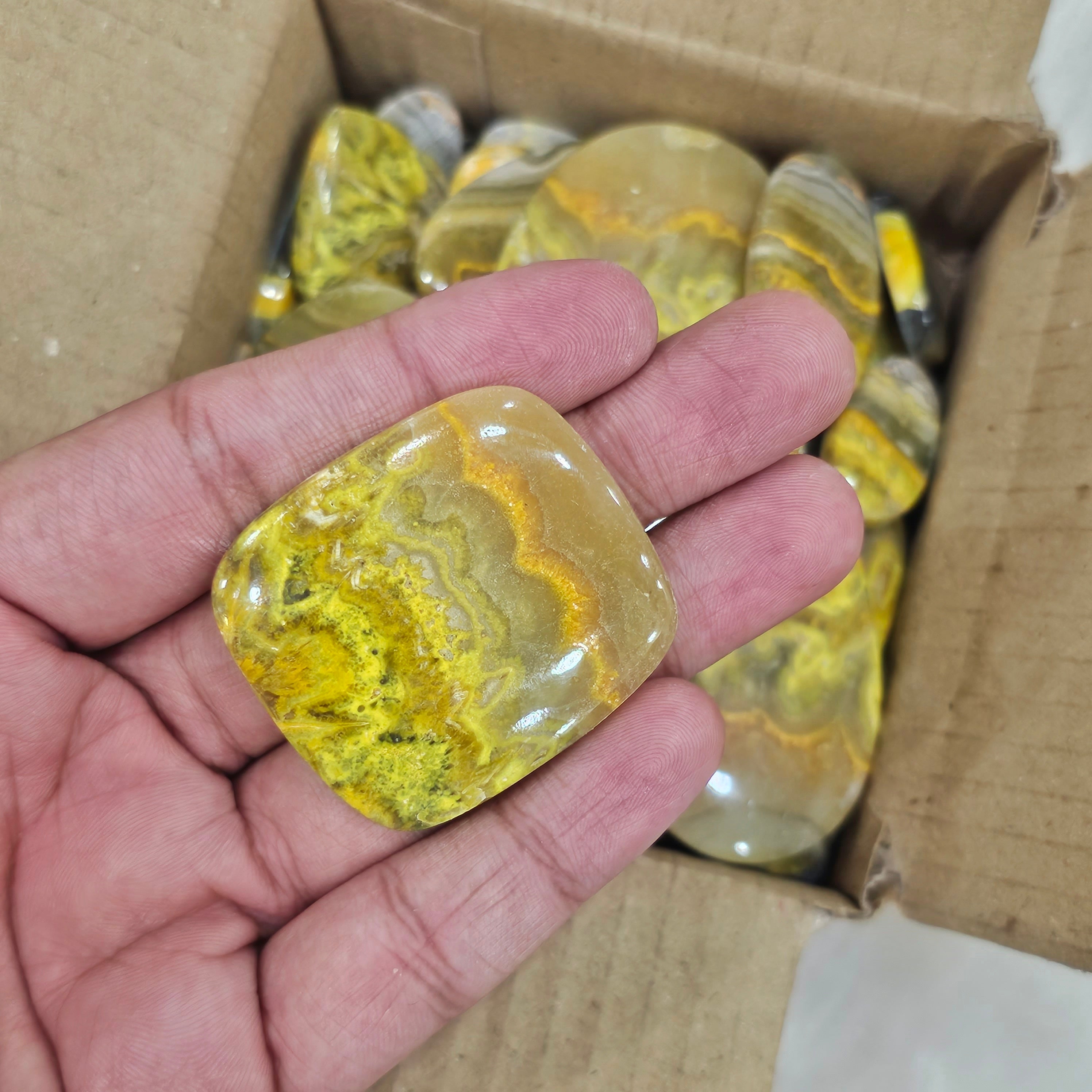 500 Gram of Bumblebee Jasper | 1 Inches to 4 Inches| 40-50 Pcs approx - The LabradoriteKing