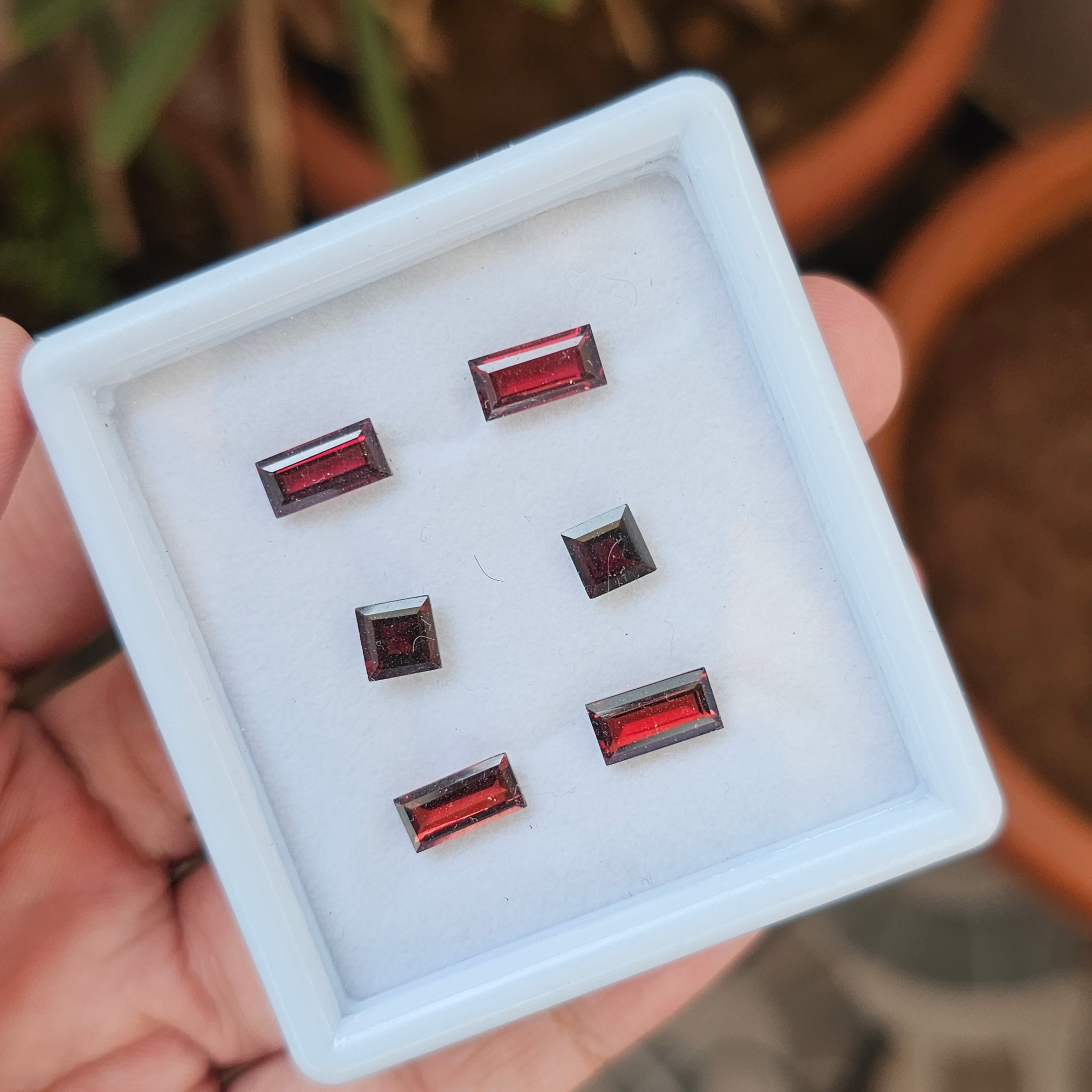 6 Natural  Garnet : Mix Shape | Size:6-10mm - The LabradoriteKing