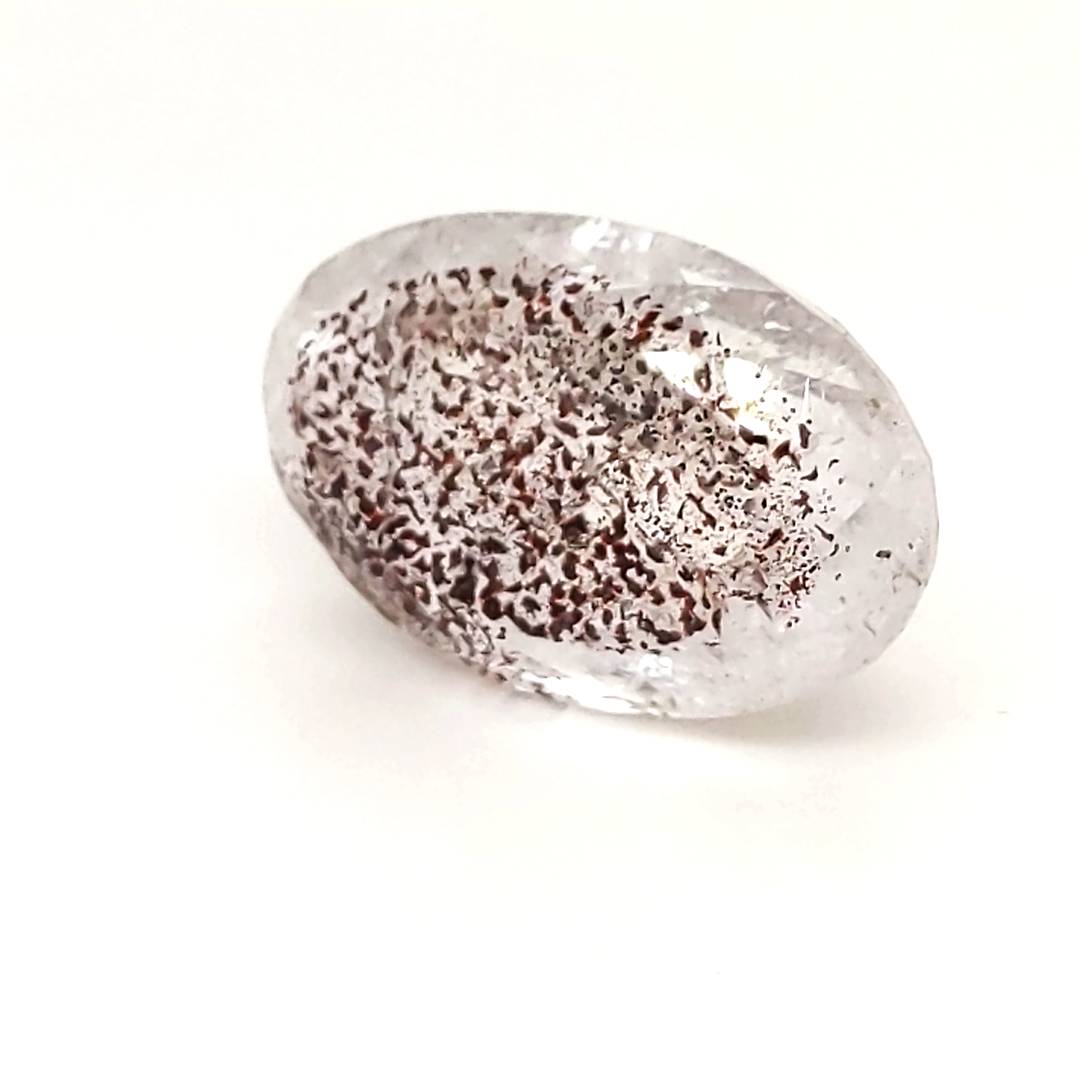 Natural Super Seven Quartz Faceted | Oval| Size: 22x14mm - The LabradoriteKing