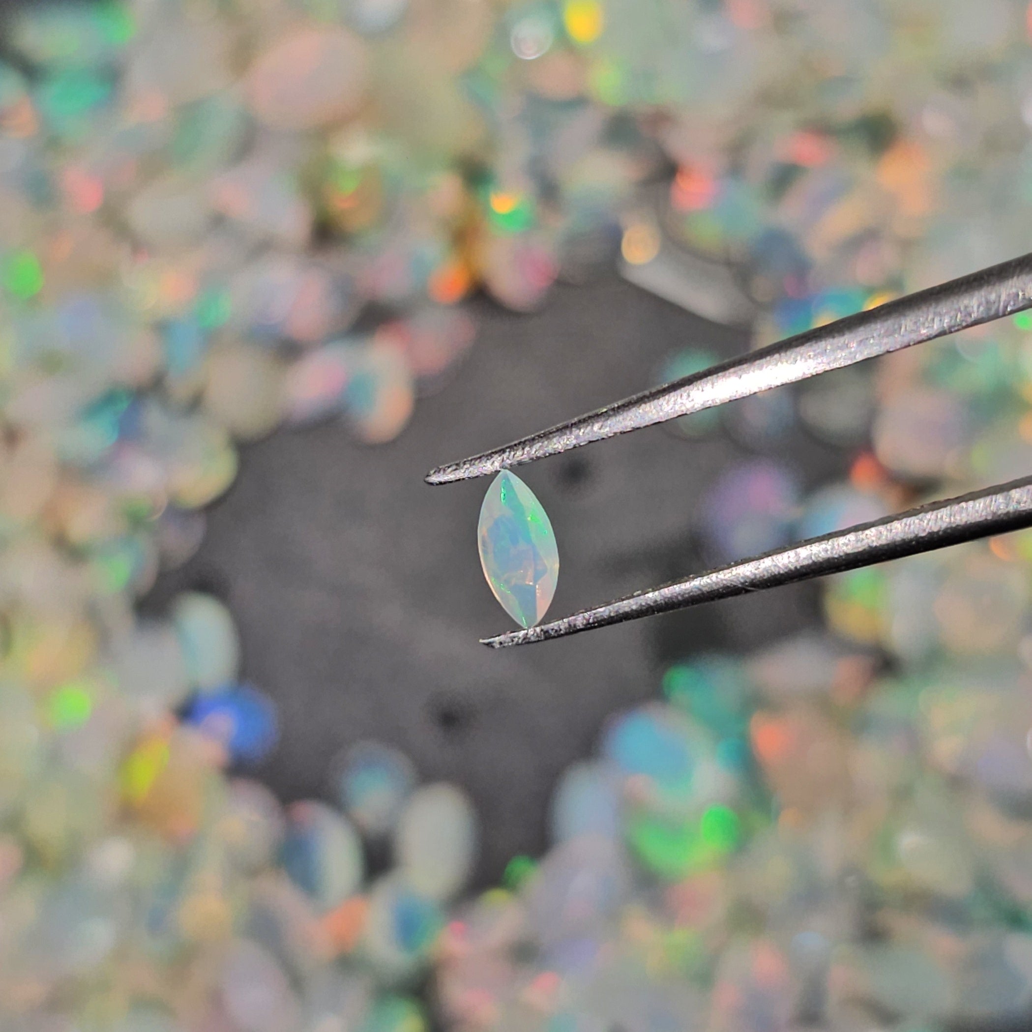 100 Pcs Natural Opal Faceted | Ethiopian | 3 to 7mm - The LabradoriteKing