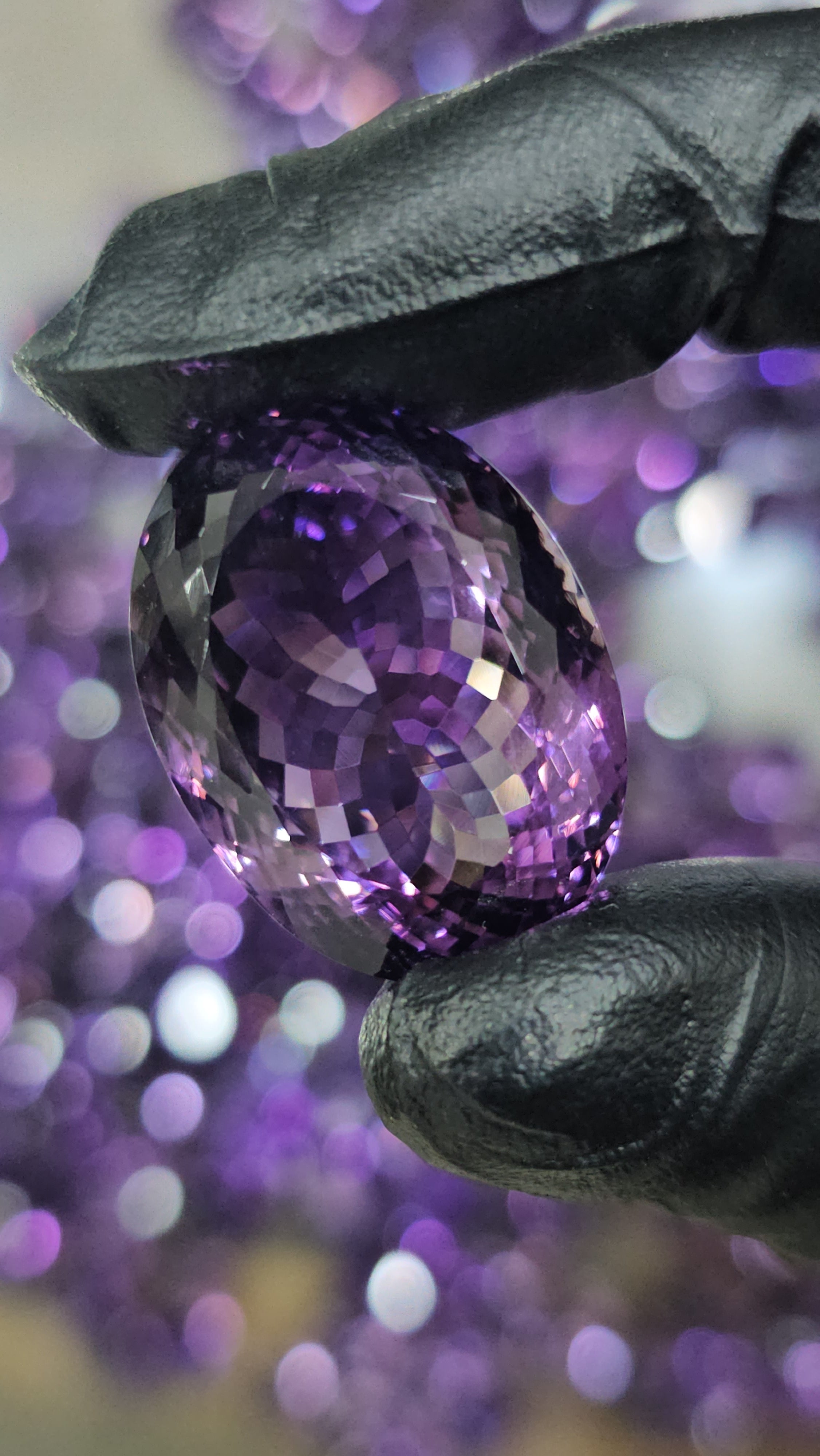 2 Pcs Amethyst Gemstone | 20 Cts Size | 20mm Size - The LabradoriteKing