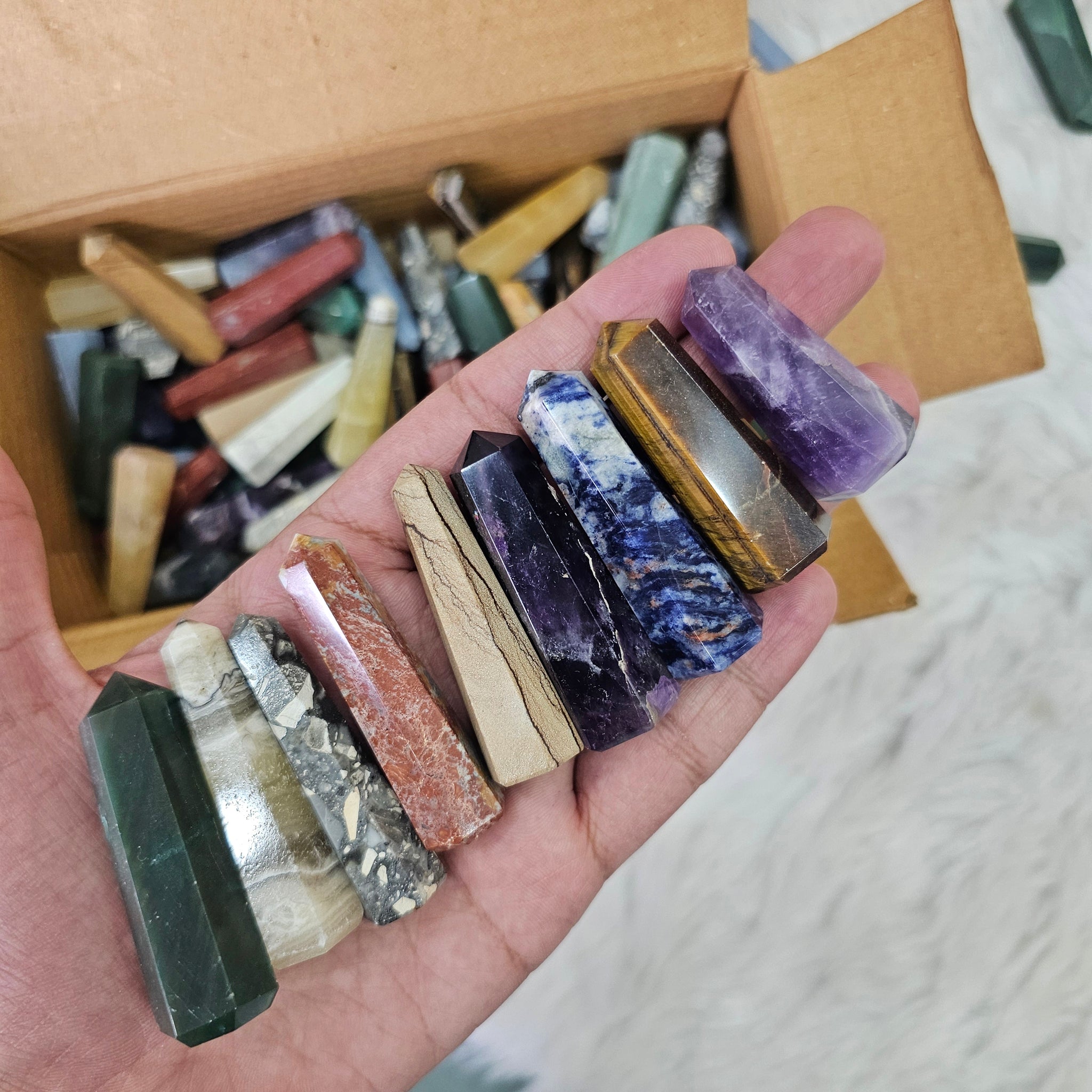 1 KG Box Tower Points Good Polish 23" Inches 3035pcs The