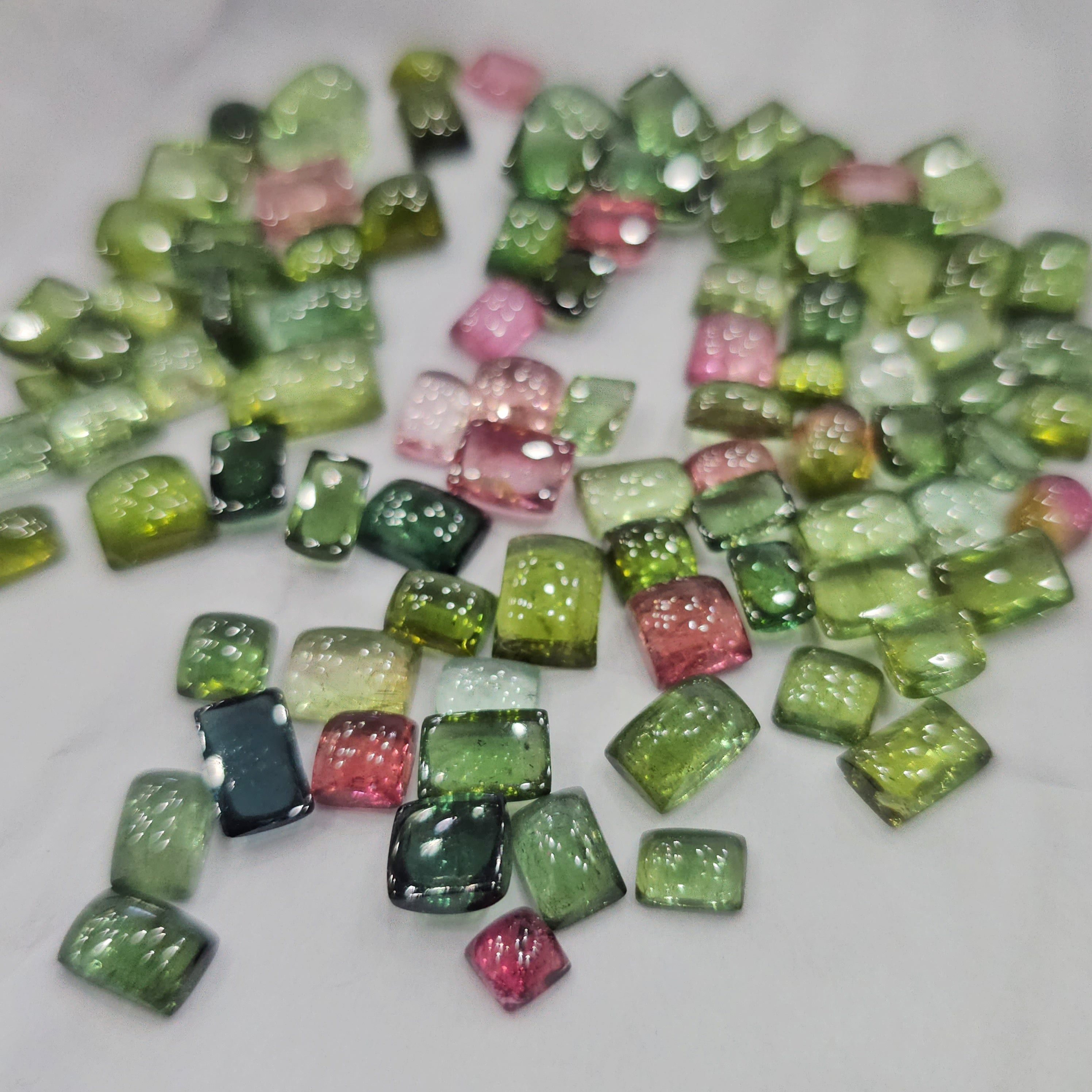 10 Pcs Rectangle Tourmaline | 7-9mm - The LabradoriteKing