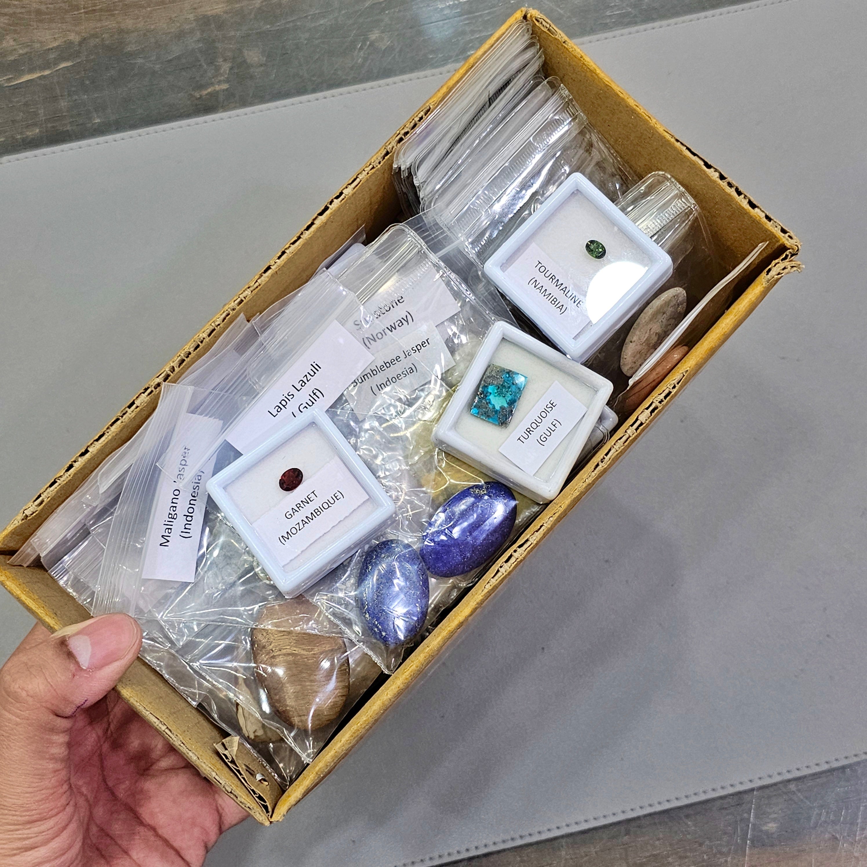 BFCM Gemstone Box 1 KG | Labeled Mix Gemstones sets - The LabradoriteKing