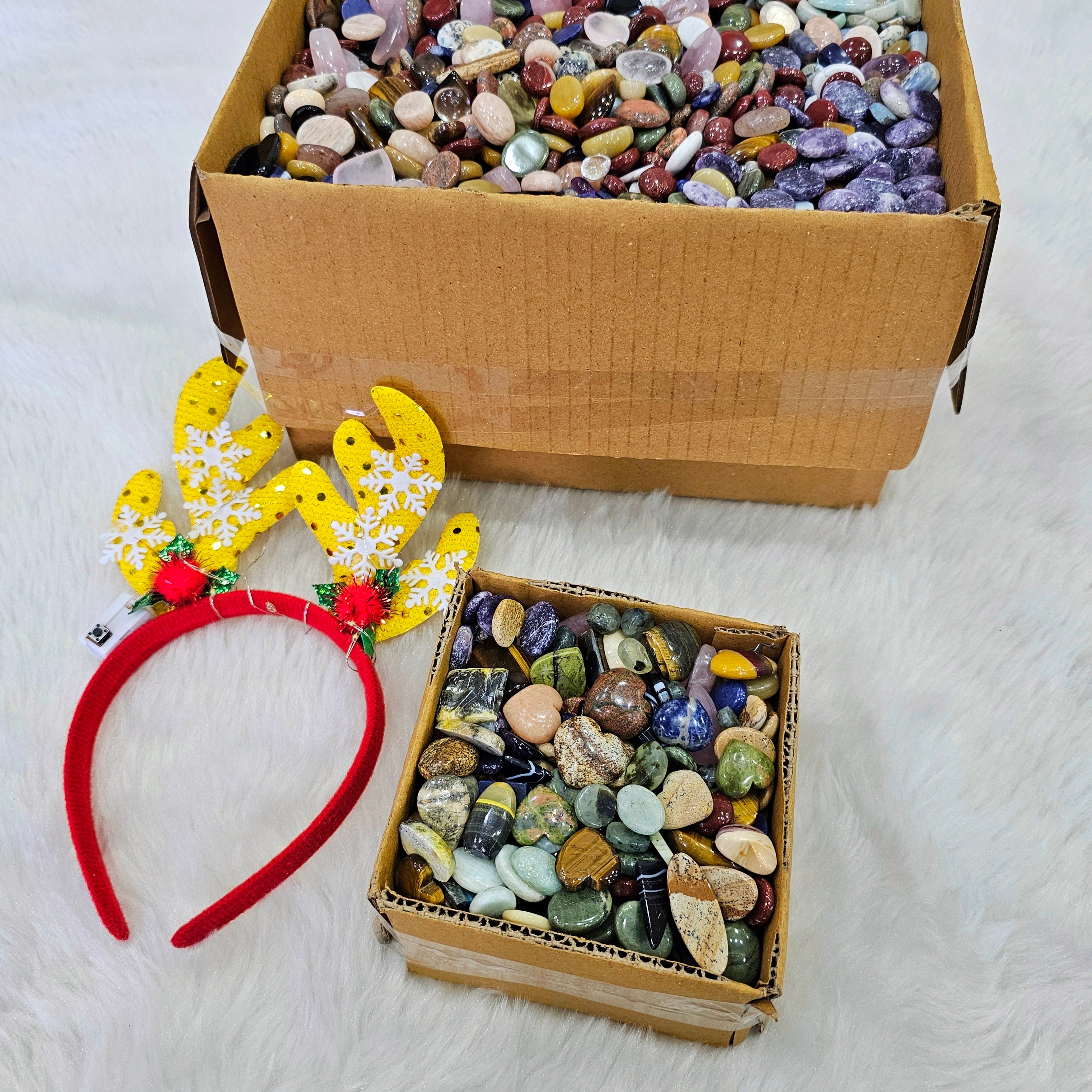 100 Pcs Mix Cabochons 2025 Pack | 13mm to 25mm - The LabradoriteKing