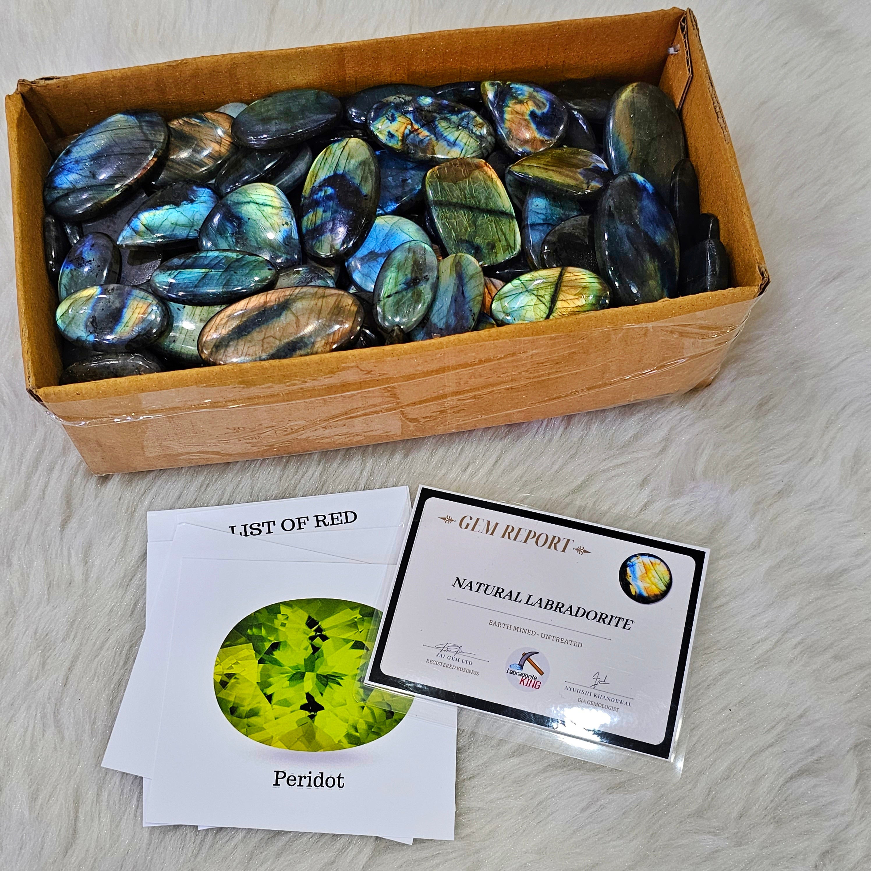 Wholesaleđ„ Labradorite Cabochons V2.0 | Flashy High quality slabs 1-3"Inches | 80-100 pcs - The LabradoriteKing