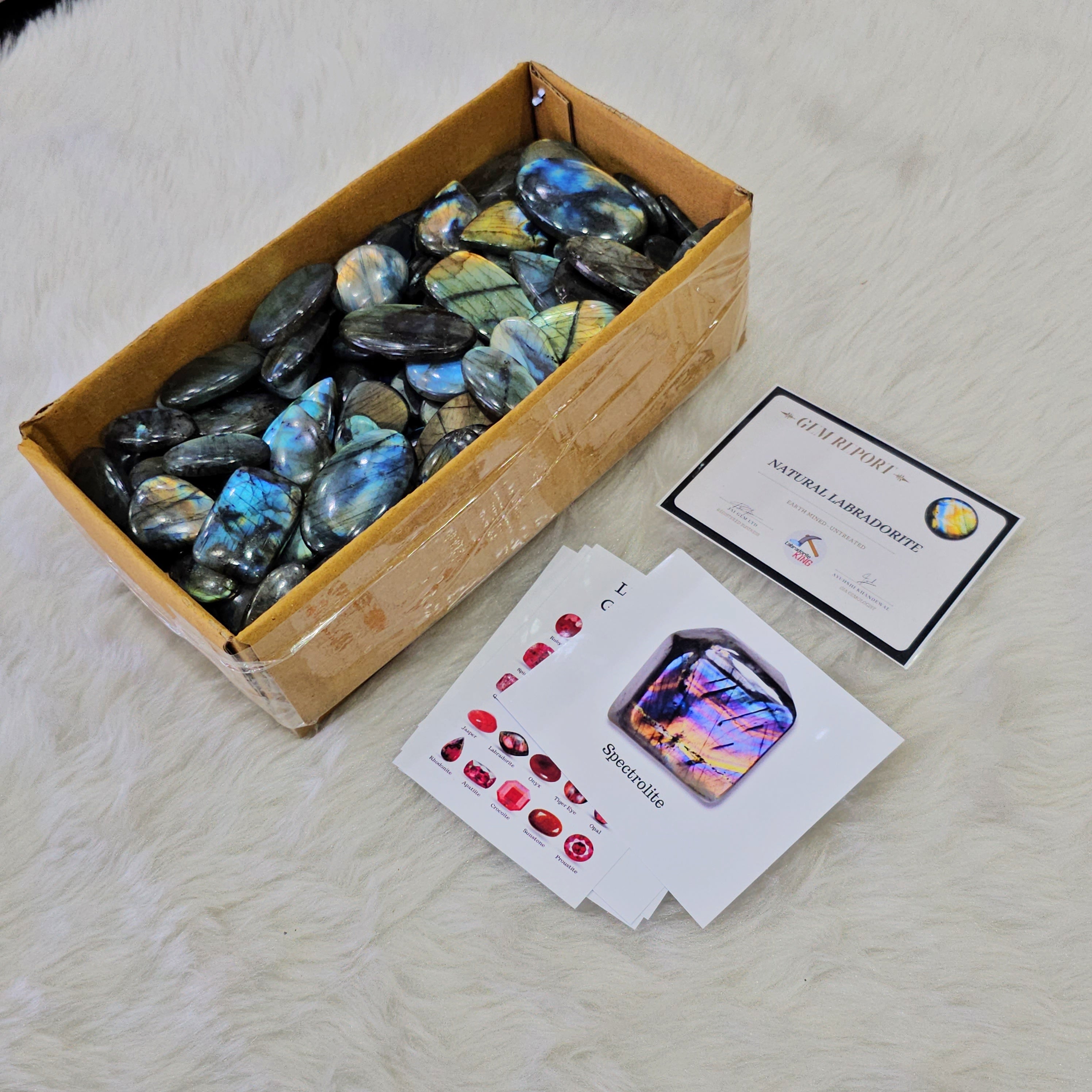 Wholesaleđ„ Labradorite Cabochons V2.0 | Flashy High quality slabs 1-3"Inches | 80-100 pcs - The LabradoriteKing