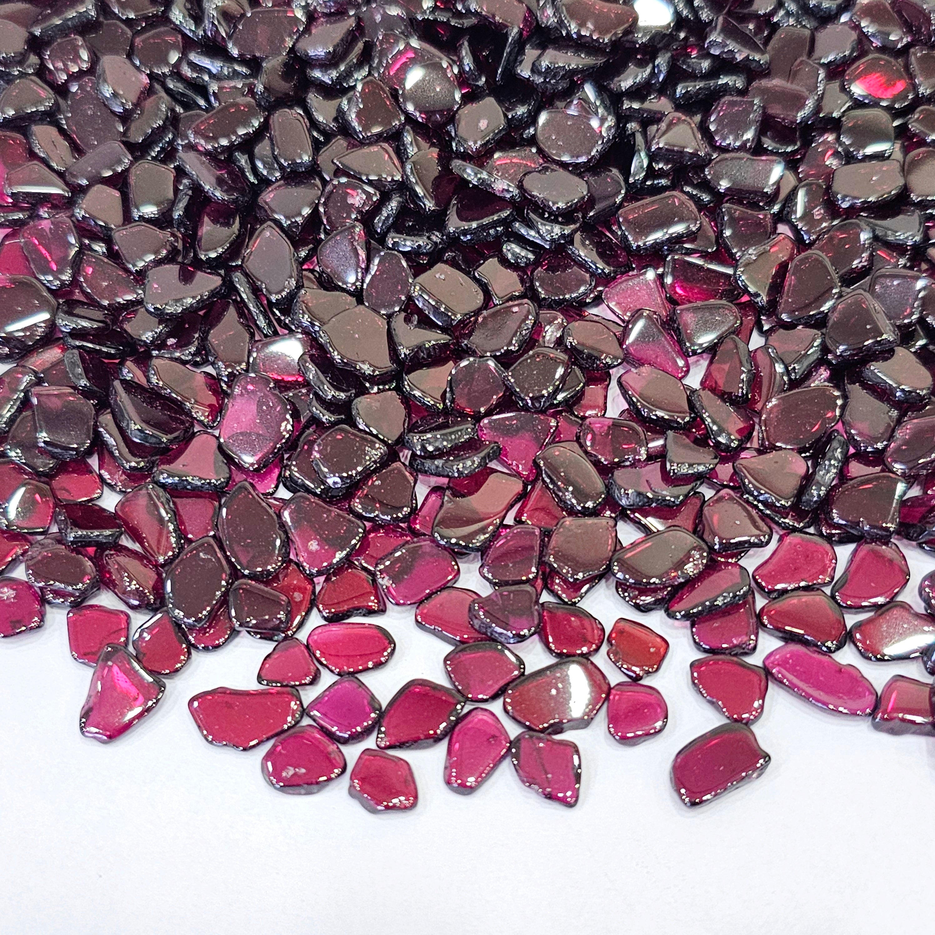 200 Carats Rhodolite Garnet Flat Slices – Natural & Stunning - The LabradoriteKing