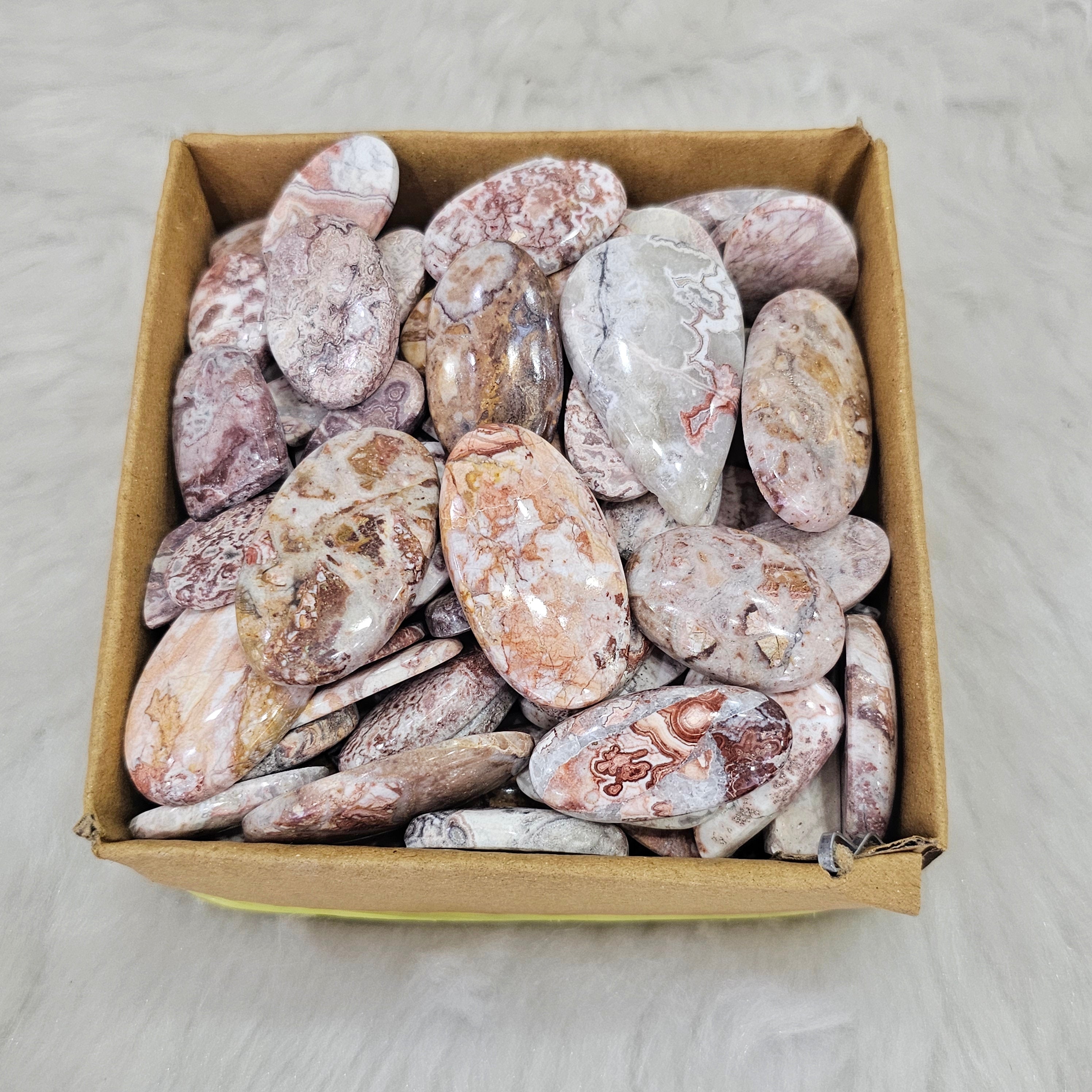 500 Grams of Rosita Jasper | 1"-3" Inches  | 40-60 Pcs approx - The LabradoriteKing