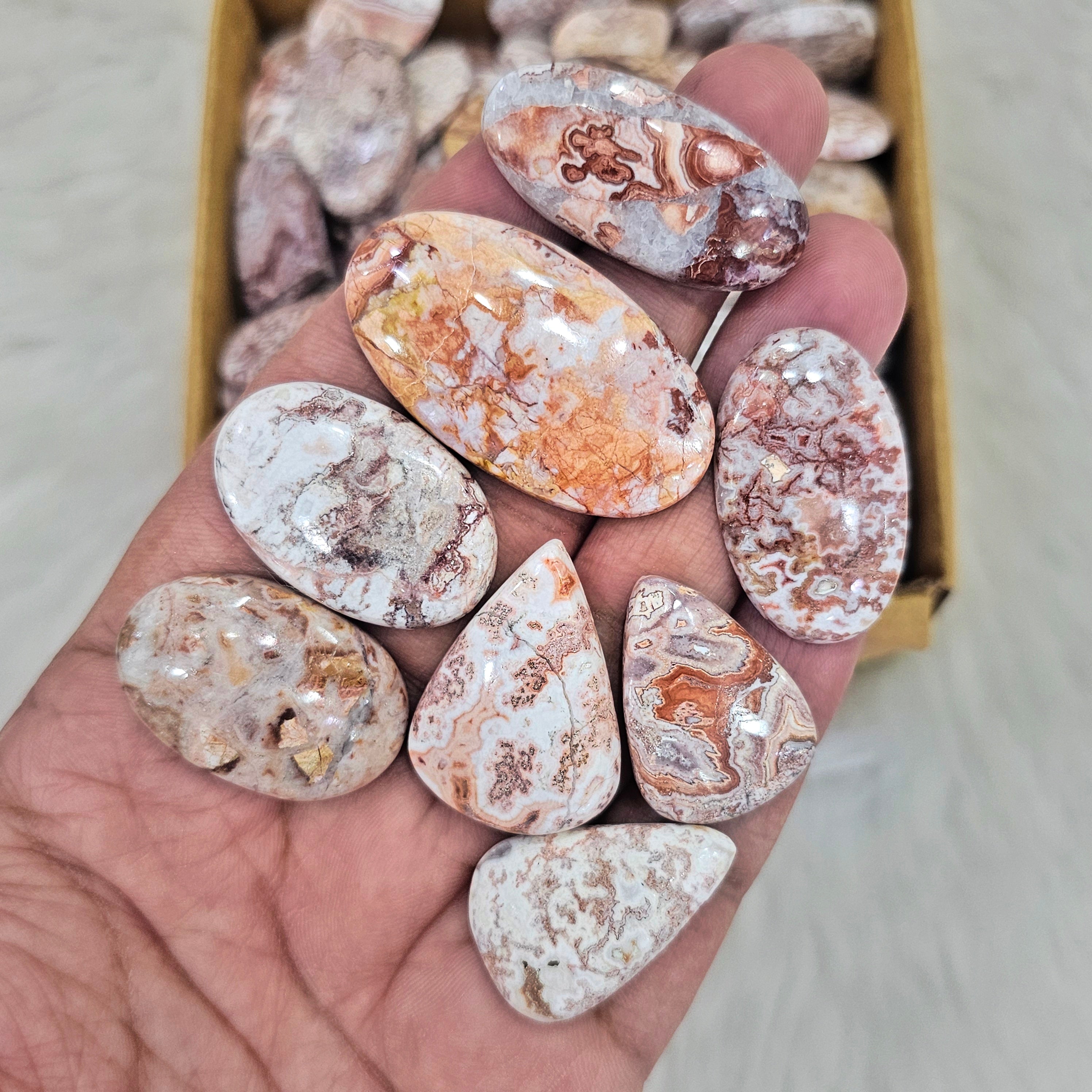 500 Grams of Rosita Jasper | 1"-3" Inches  | 40-60 Pcs approx - The LabradoriteKing