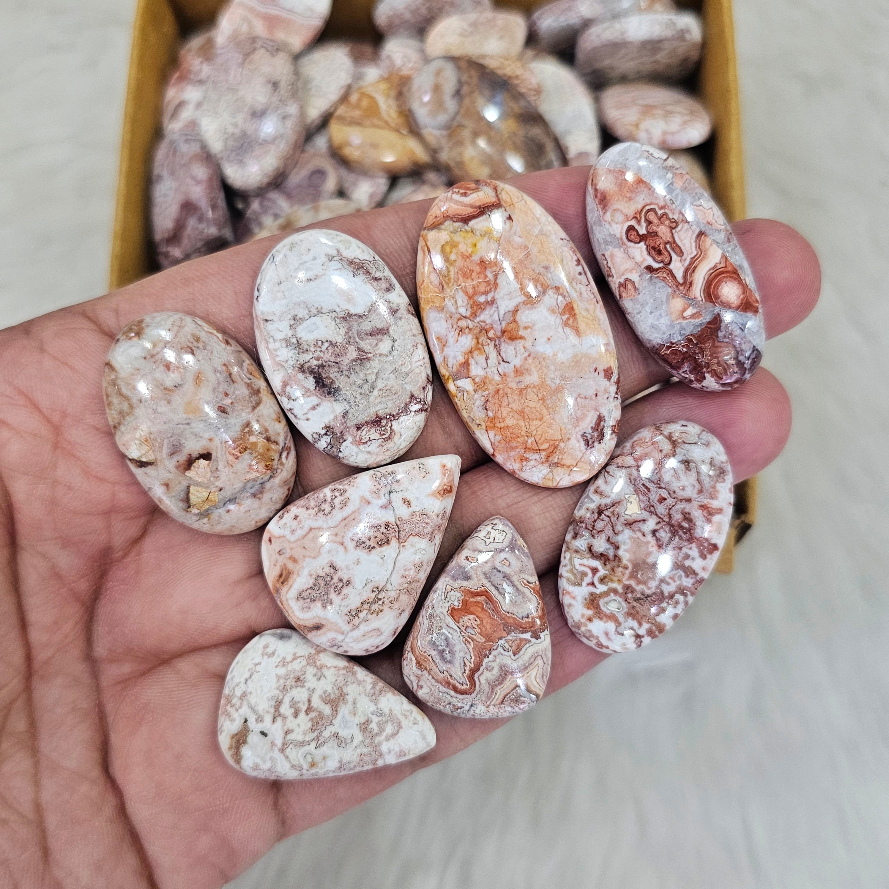 500 Grams of Rosita Jasper | 1"-3" Inches  | 40-60 Pcs approx - The LabradoriteKing