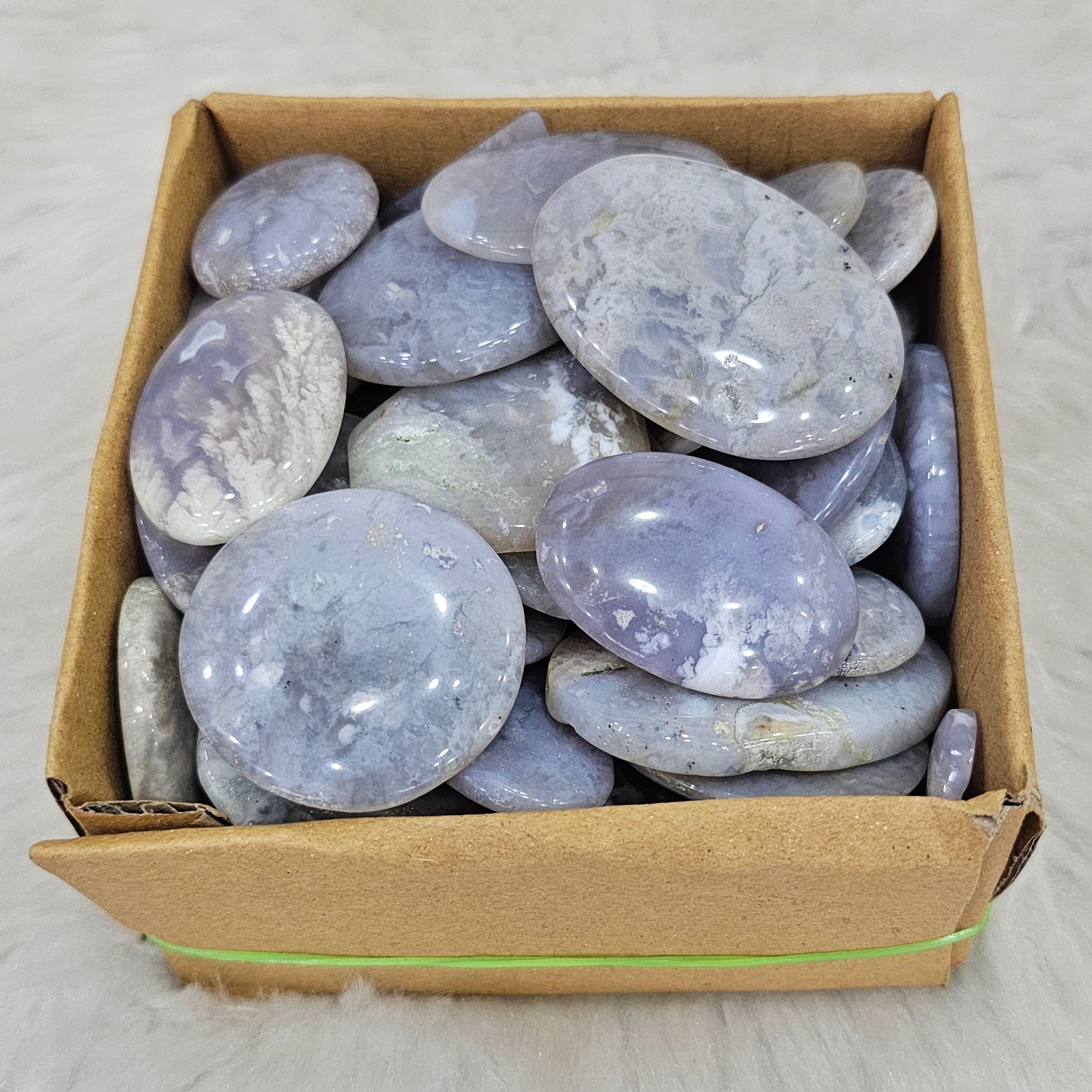 500 Grams of Blue Dendritic Opal | 1"-3" Inches  | 40-60 Pcs approx - The LabradoriteKing