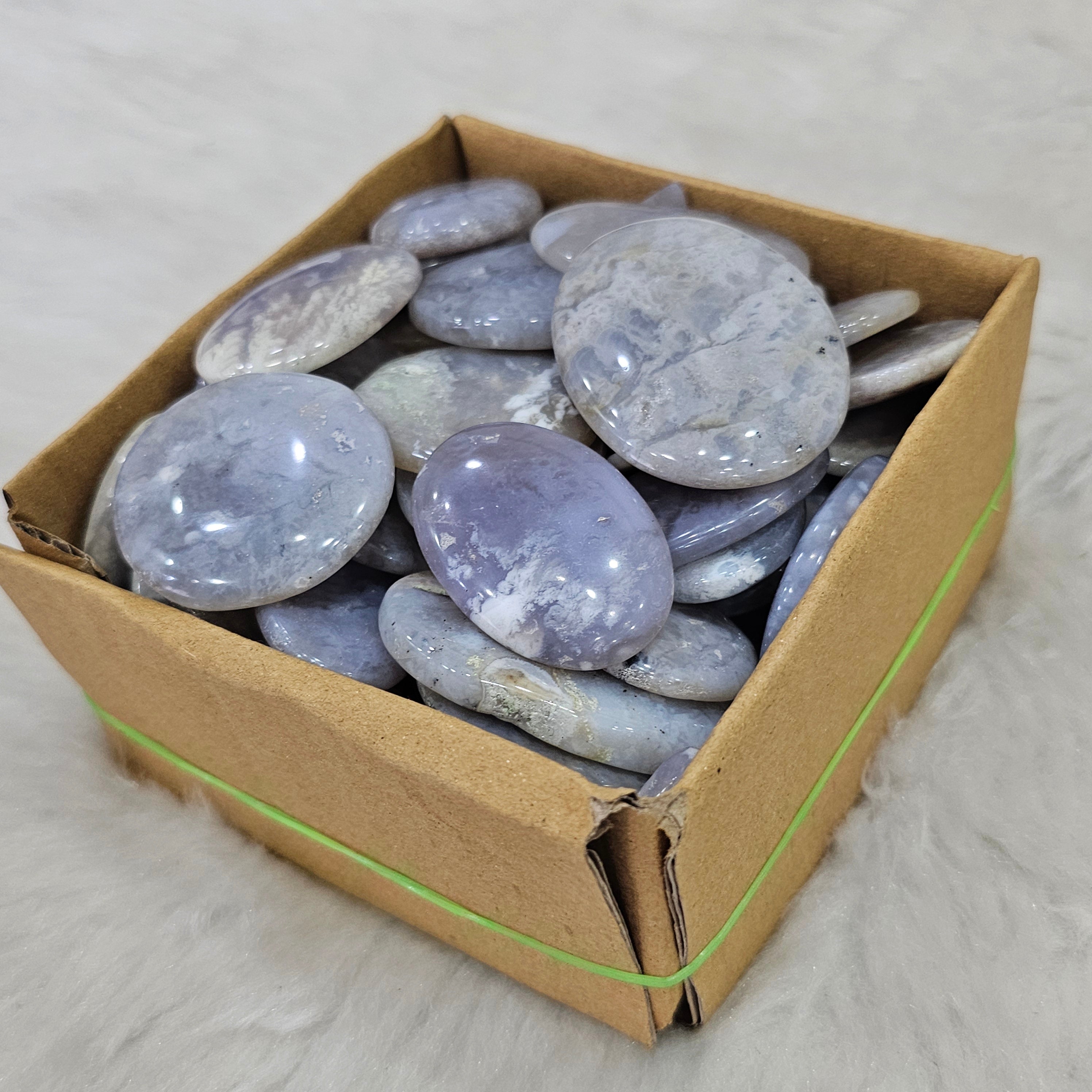 500 Grams of Blue Dendritic Opal | 1"-3" Inches  | 40-60 Pcs approx - The LabradoriteKing