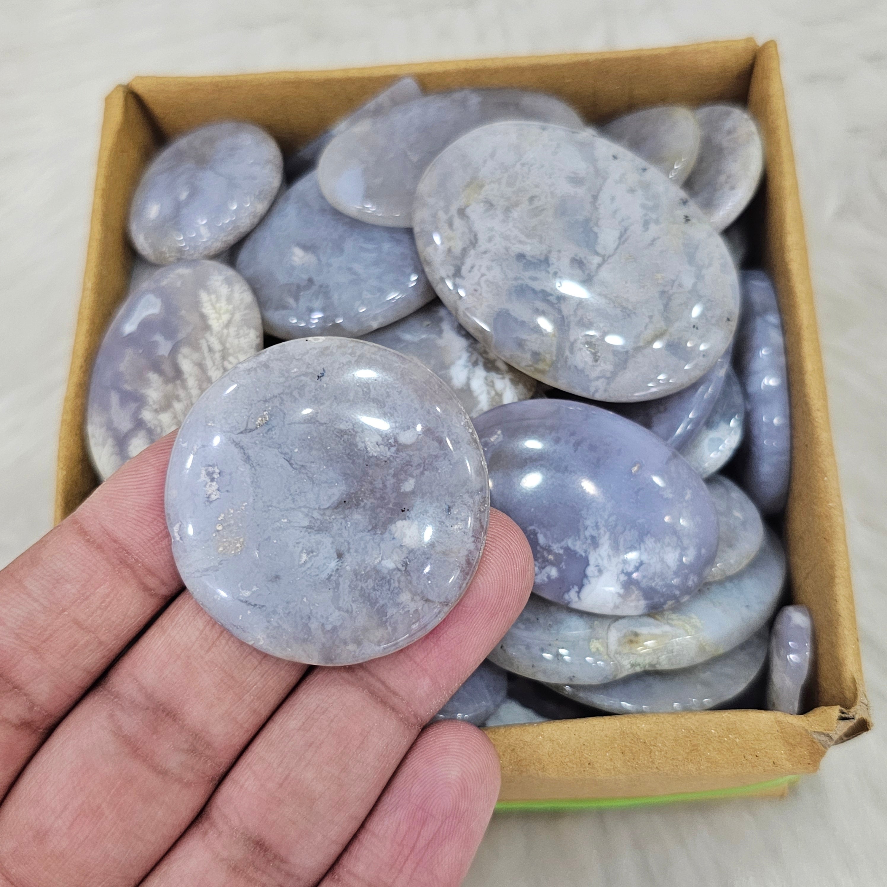 500 Grams of Blue Dendritic Opal | 1"-3" Inches  | 40-60 Pcs approx - The LabradoriteKing