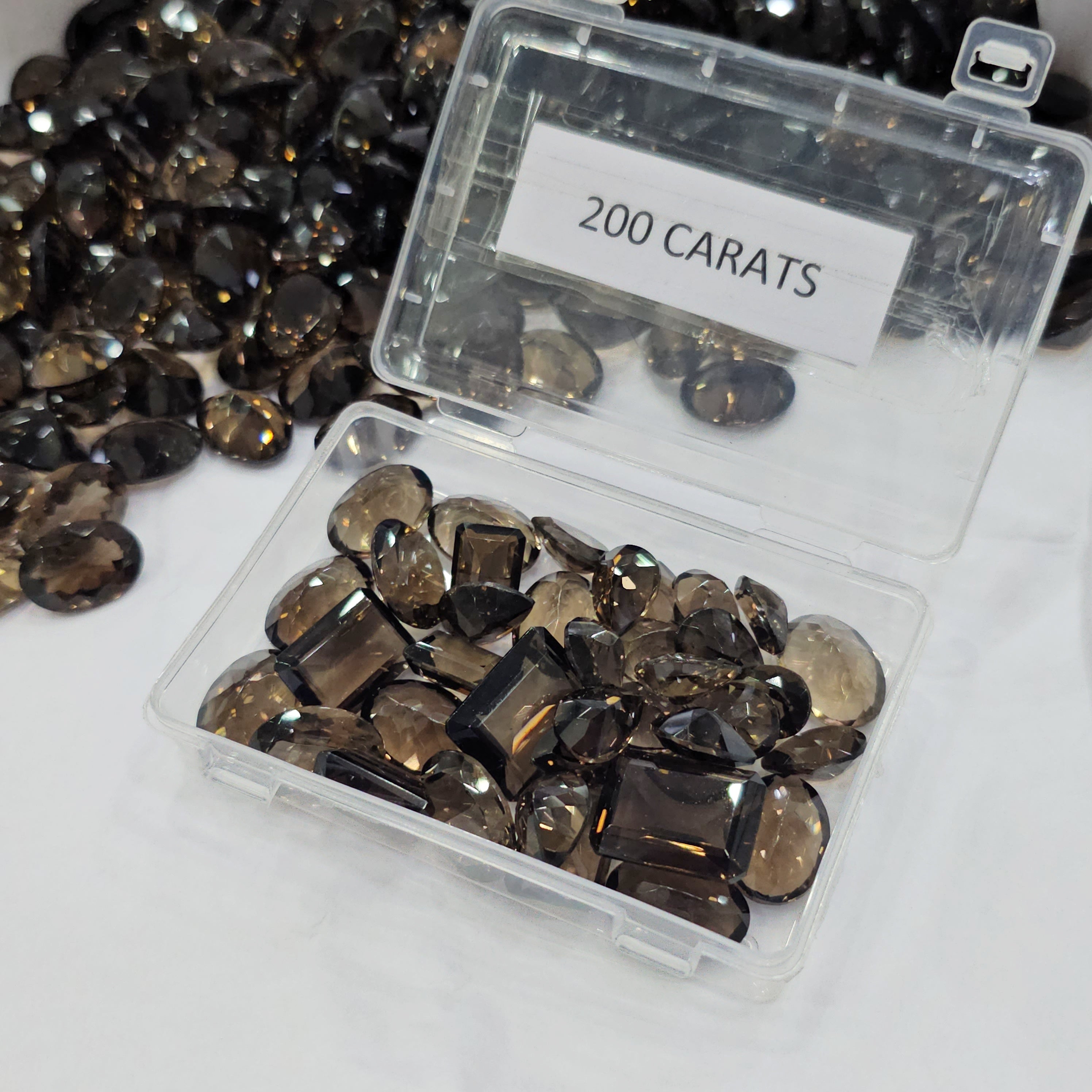 200 Carats of Flawless Grade Smoky Quartz - The LabradoriteKing