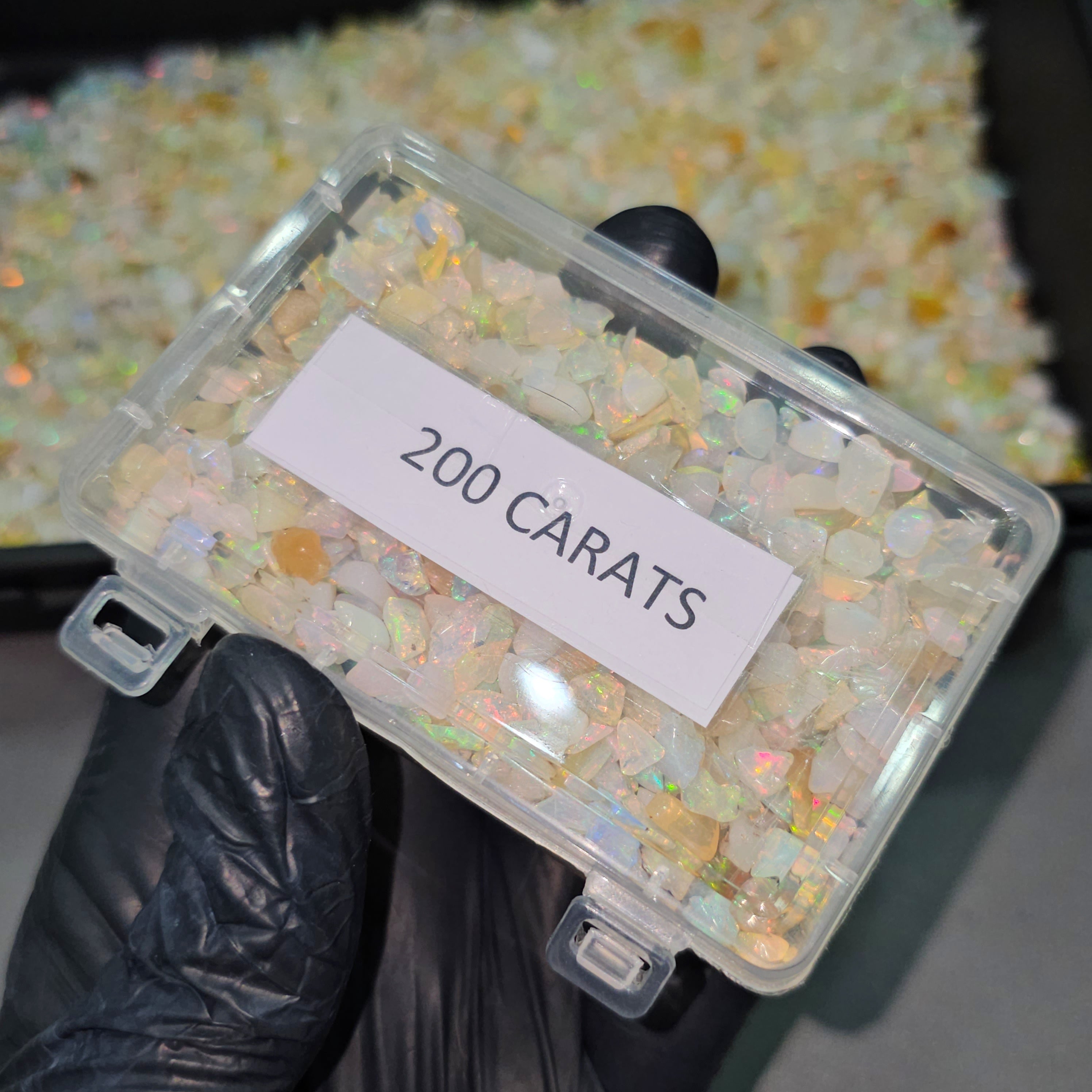 200 Carats of Polished Opal tumbles | sizes: 4-10mm | 500-600Pcs