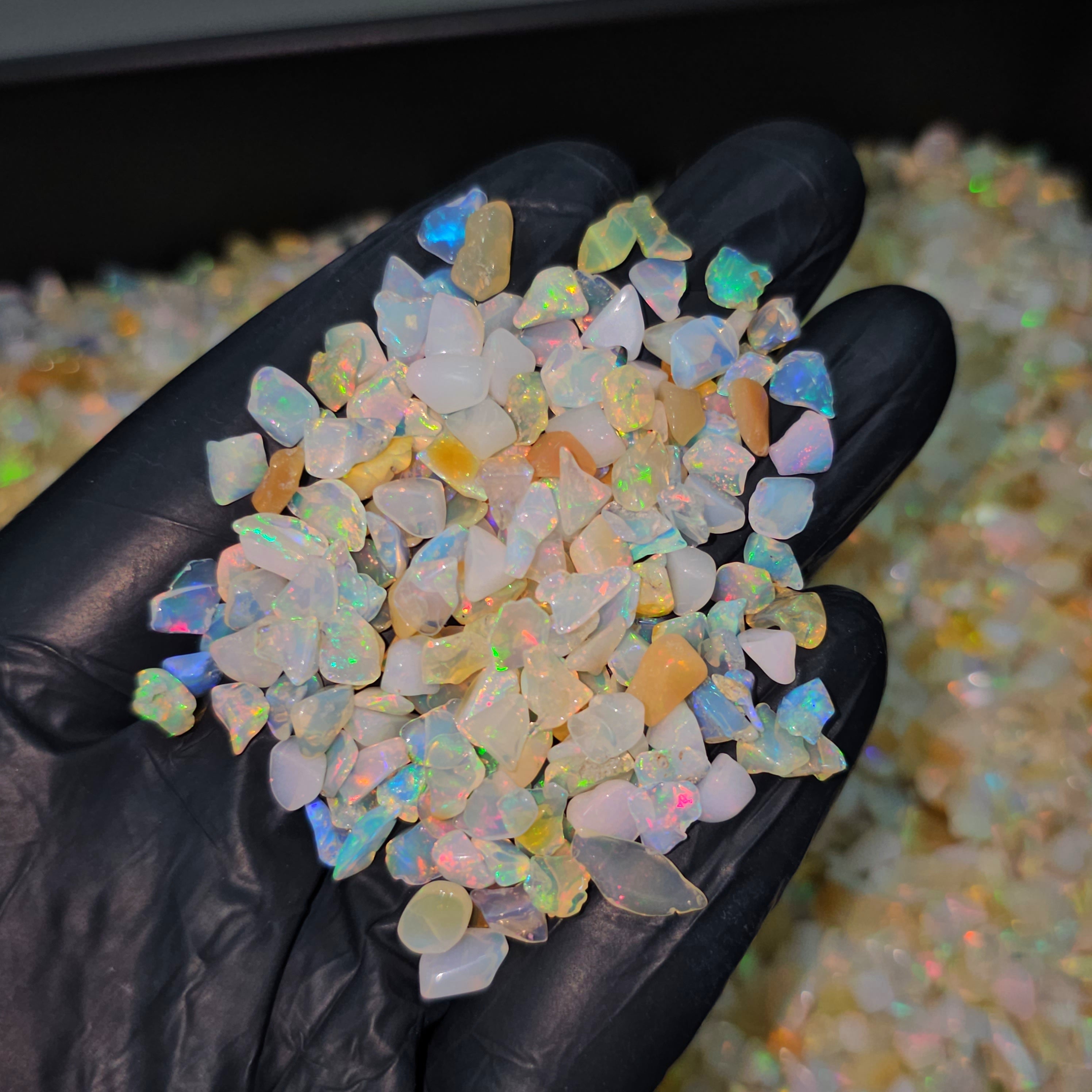 100Gram/500 grams of Polished Opal Tumbles | 4-10mm | 1500-1600Pcs | Massive Discount - The LabradoriteKing