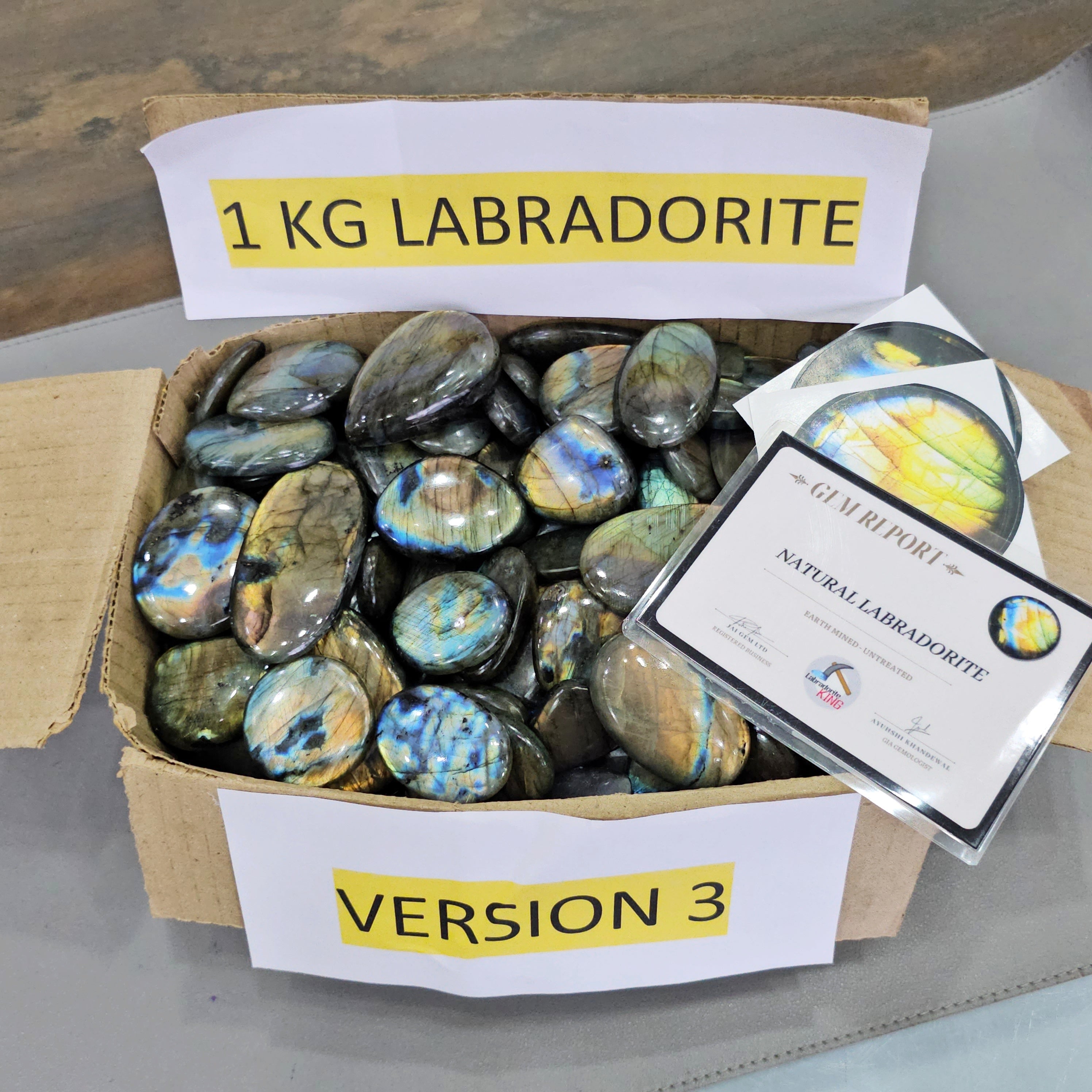 Wholesale🔥 Labradorite Cabochons V3.0 | Flashy High quality slabs 1-3"Inches | 80-100 pcs - The LabradoriteKing