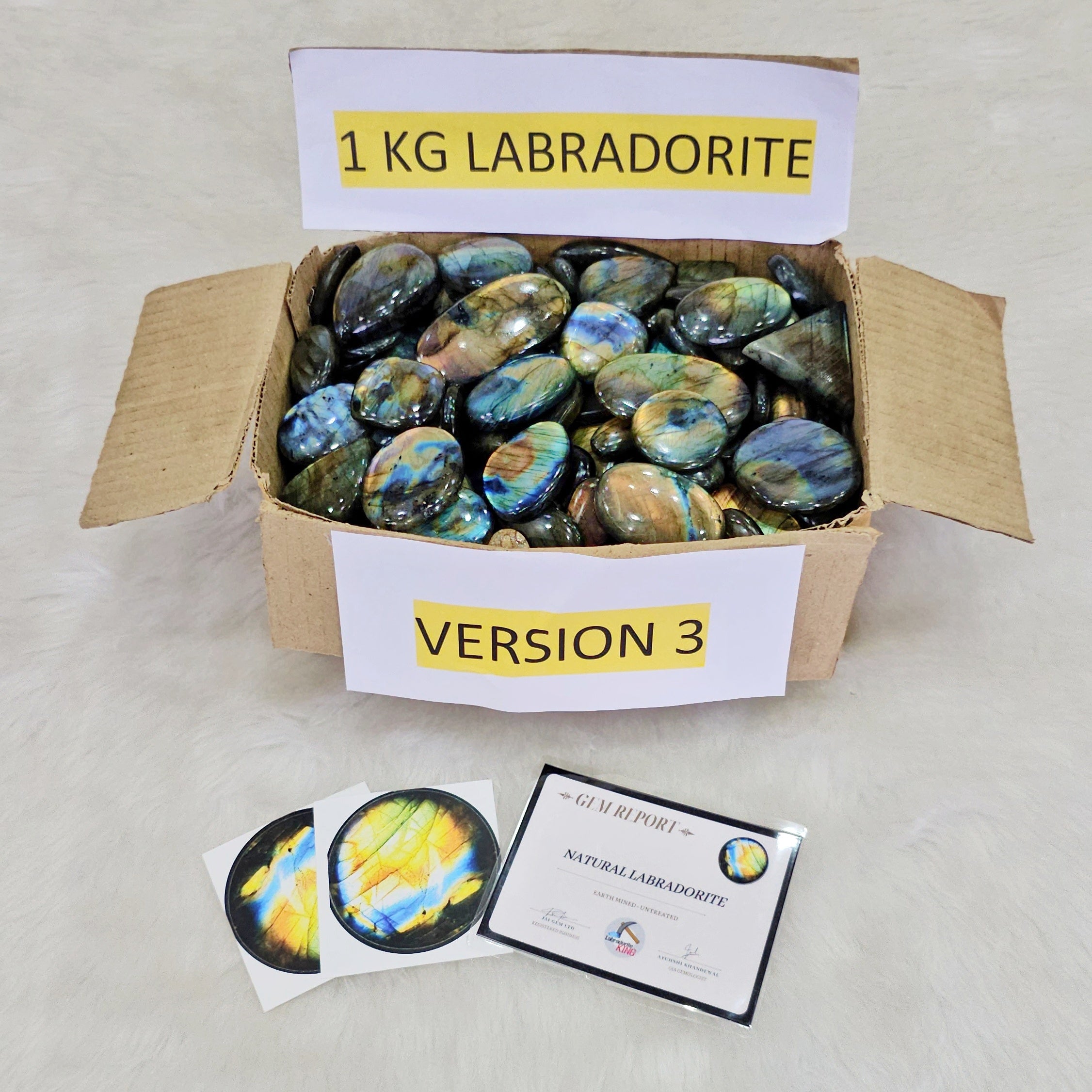 Wholesaleđ„ Labradorite Cabochons V3.0 | Flashy High quality slabs 1-3"Inches | 80-100 pcs - The LabradoriteKing