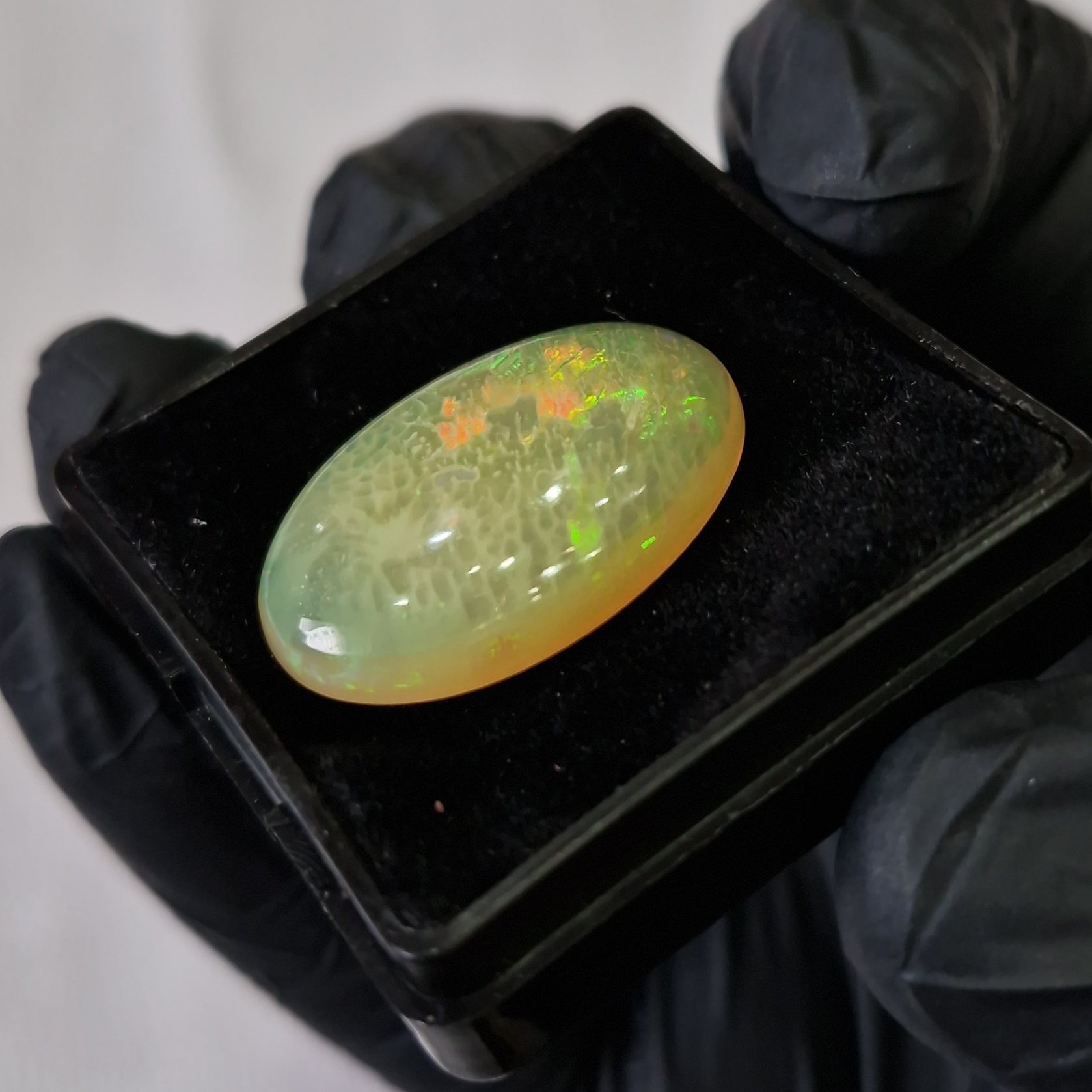 Natural Ethiopian Opal Cabochon | Oval | Size: 27x17mm - The LabradoriteKing