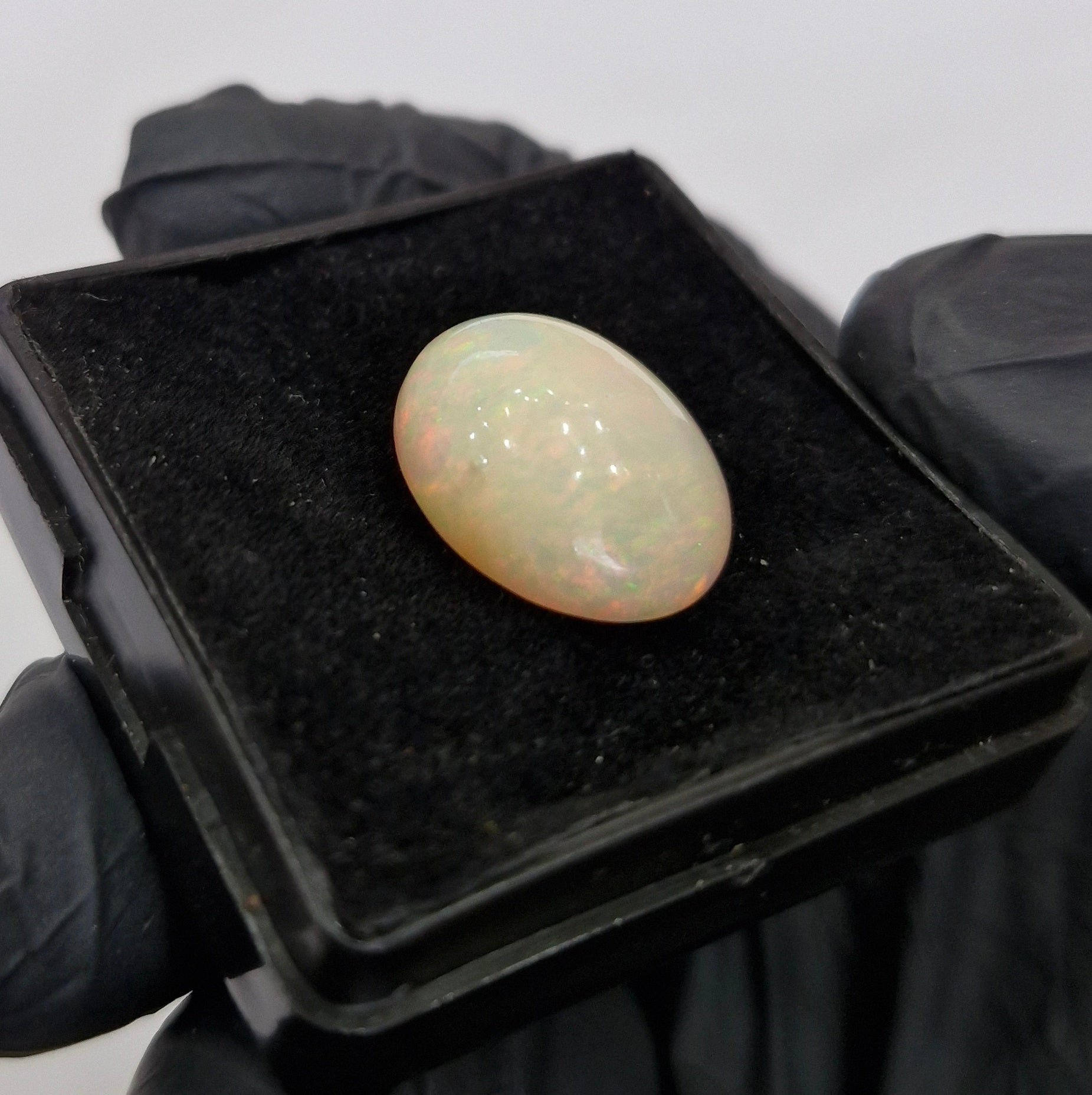 Natural Ethiopian Opal Cabochon | Oval | Size: 18x14mm - The LabradoriteKing