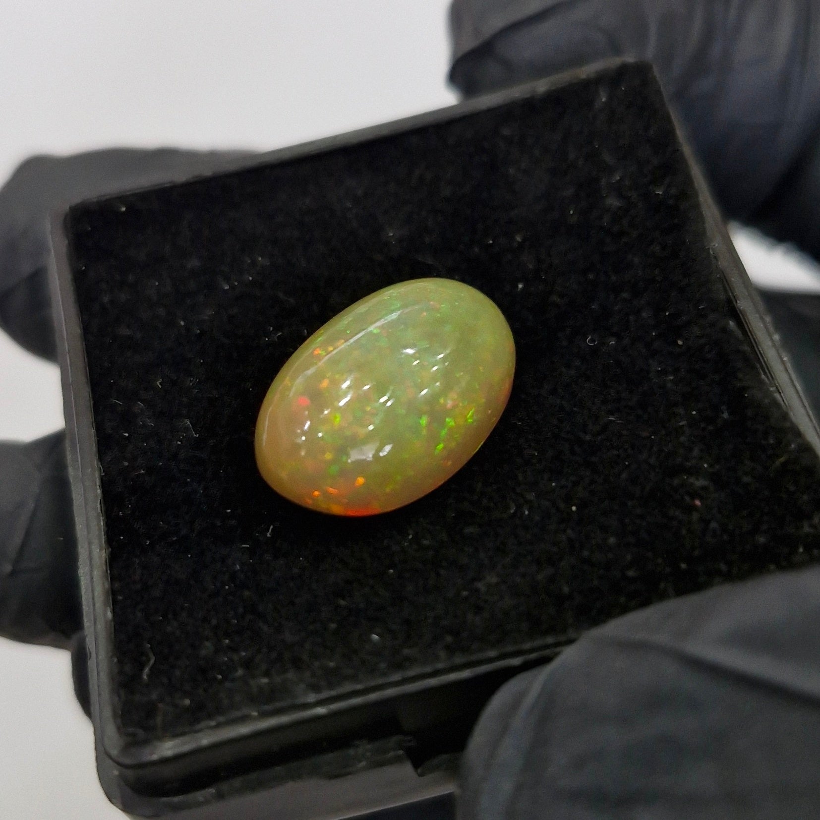 Natural Ethiopian Opal Cabochon | Oval | Size: 17x11mm - The LabradoriteKing