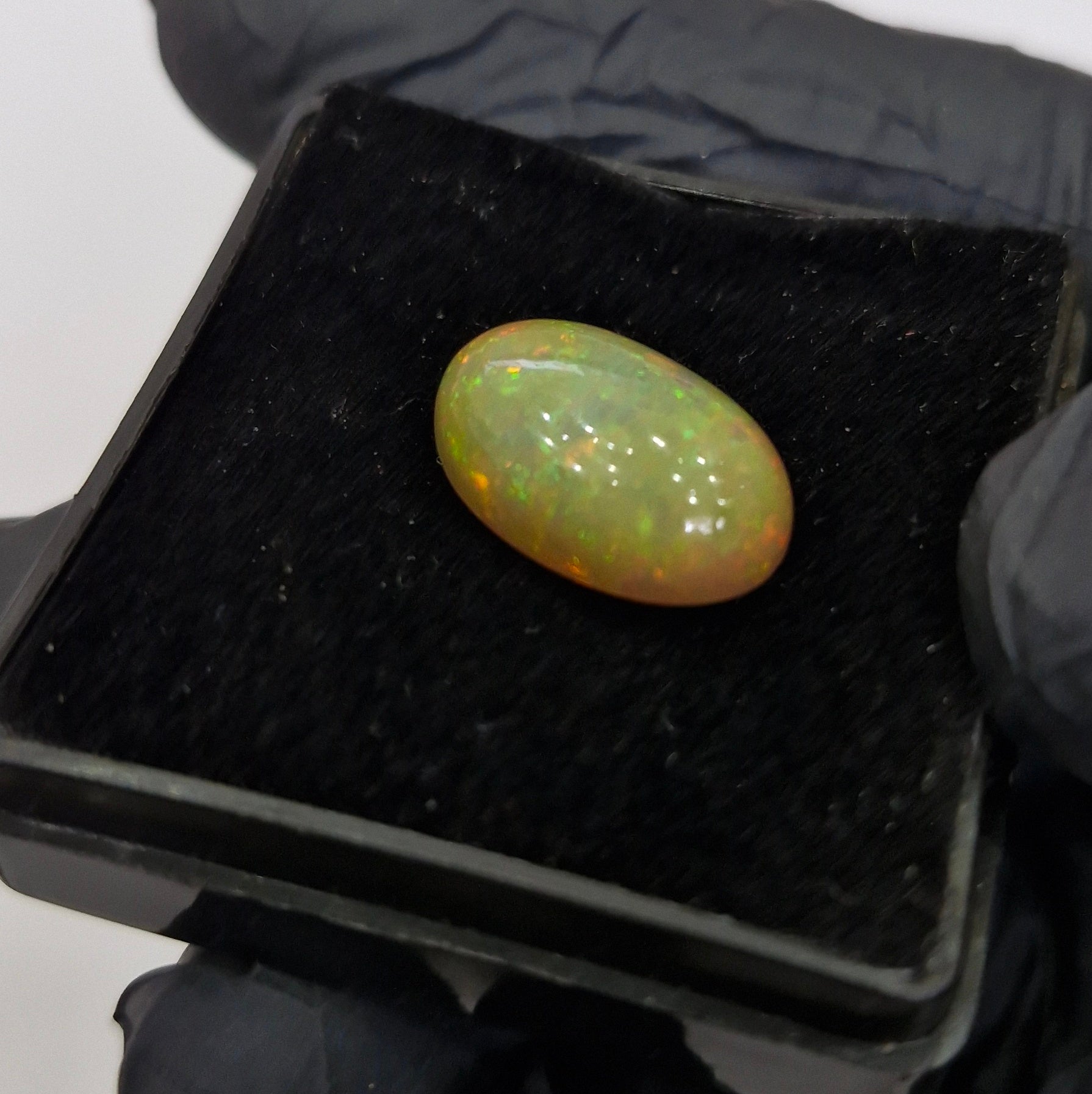 Natural Ethiopian Opal Cabochon | Oval | Size: 17x11mm - The LabradoriteKing