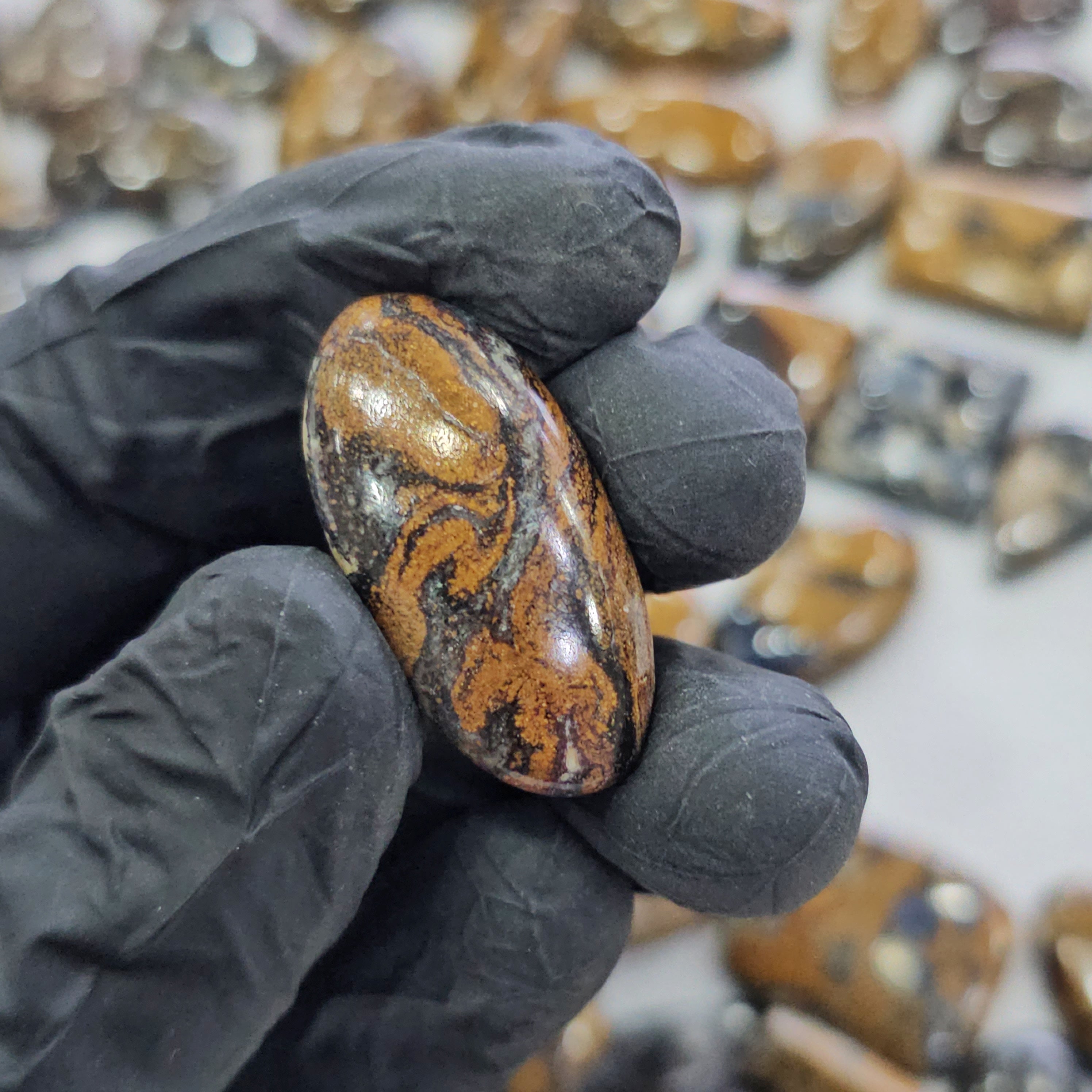 100 Grams Natural Pietersite with Blue Sheen Gemstones | 15–40mm | 20–25 Pcs | Mixed Shapes - The LabradoriteKing