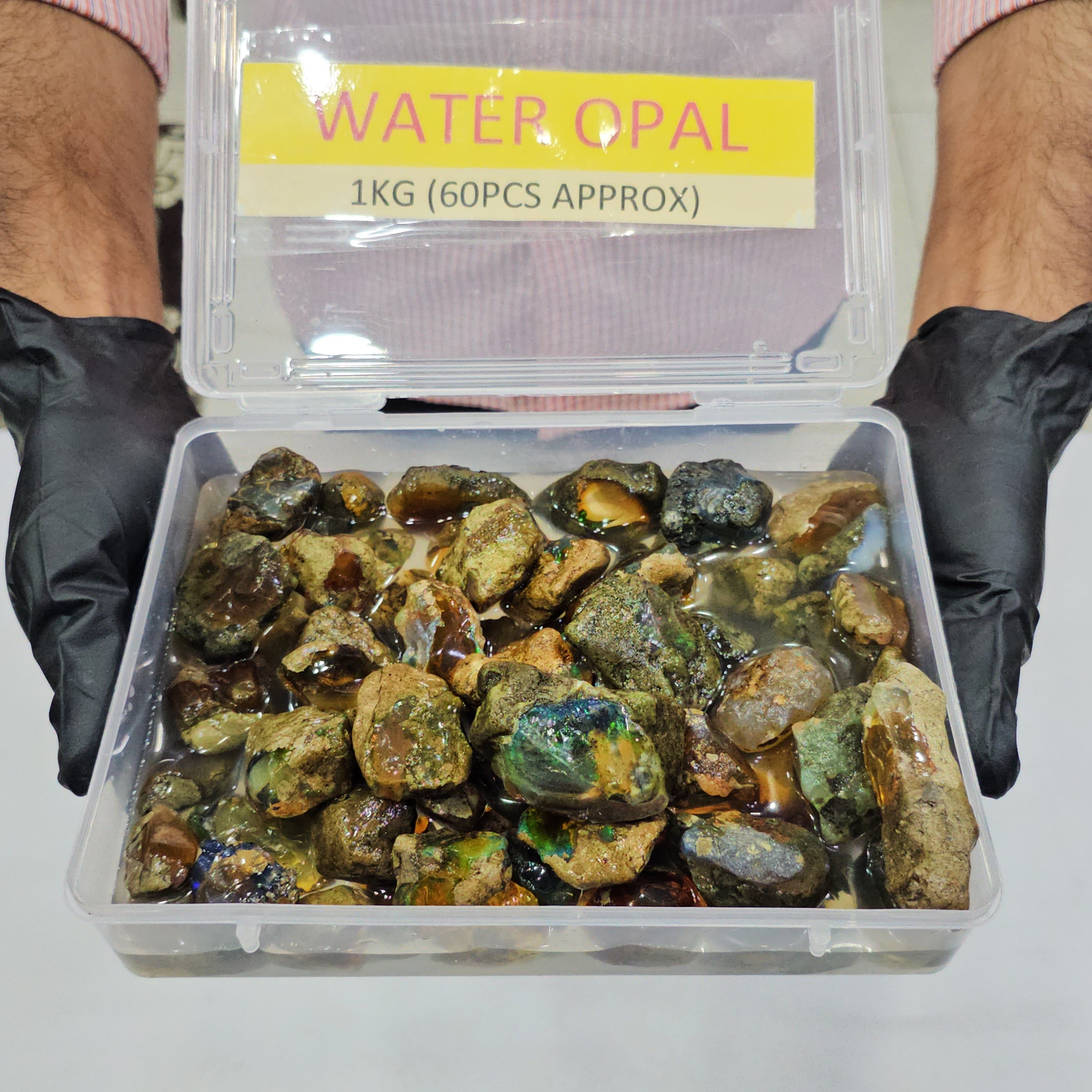 1Kg/ 500 gram of Natural Ethiopian Water Opal | Specimen Grade | All with play of colours