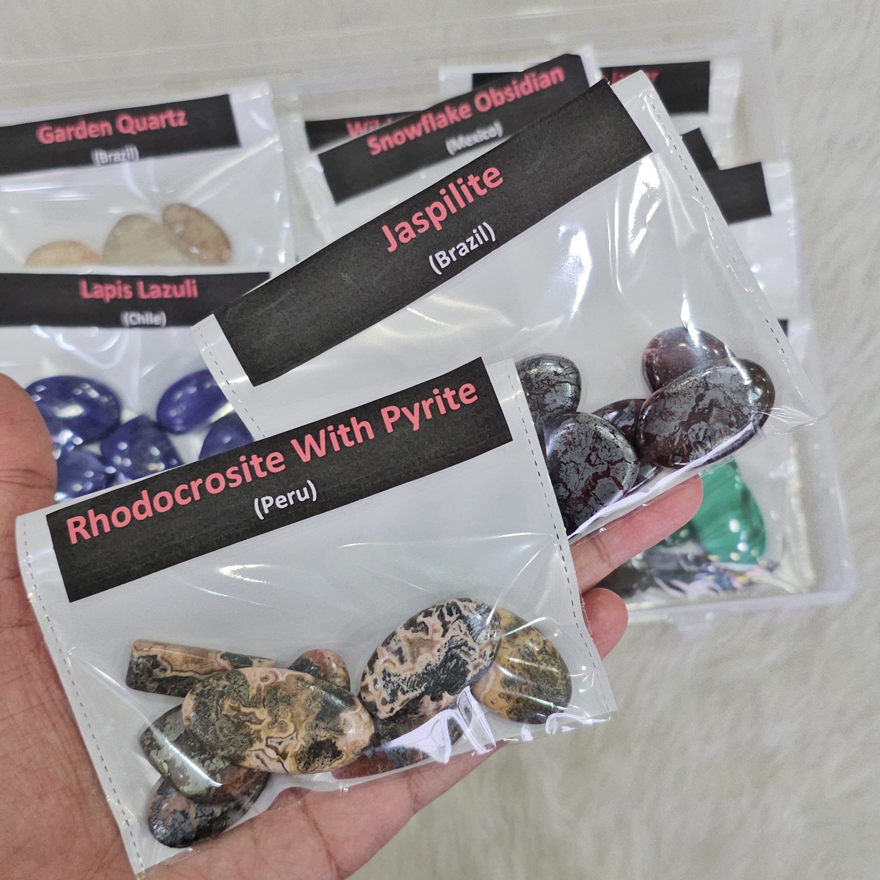 Halloween Box of 16 Exotic Gemstone cabochons | 1 KG box - The LabradoriteKing