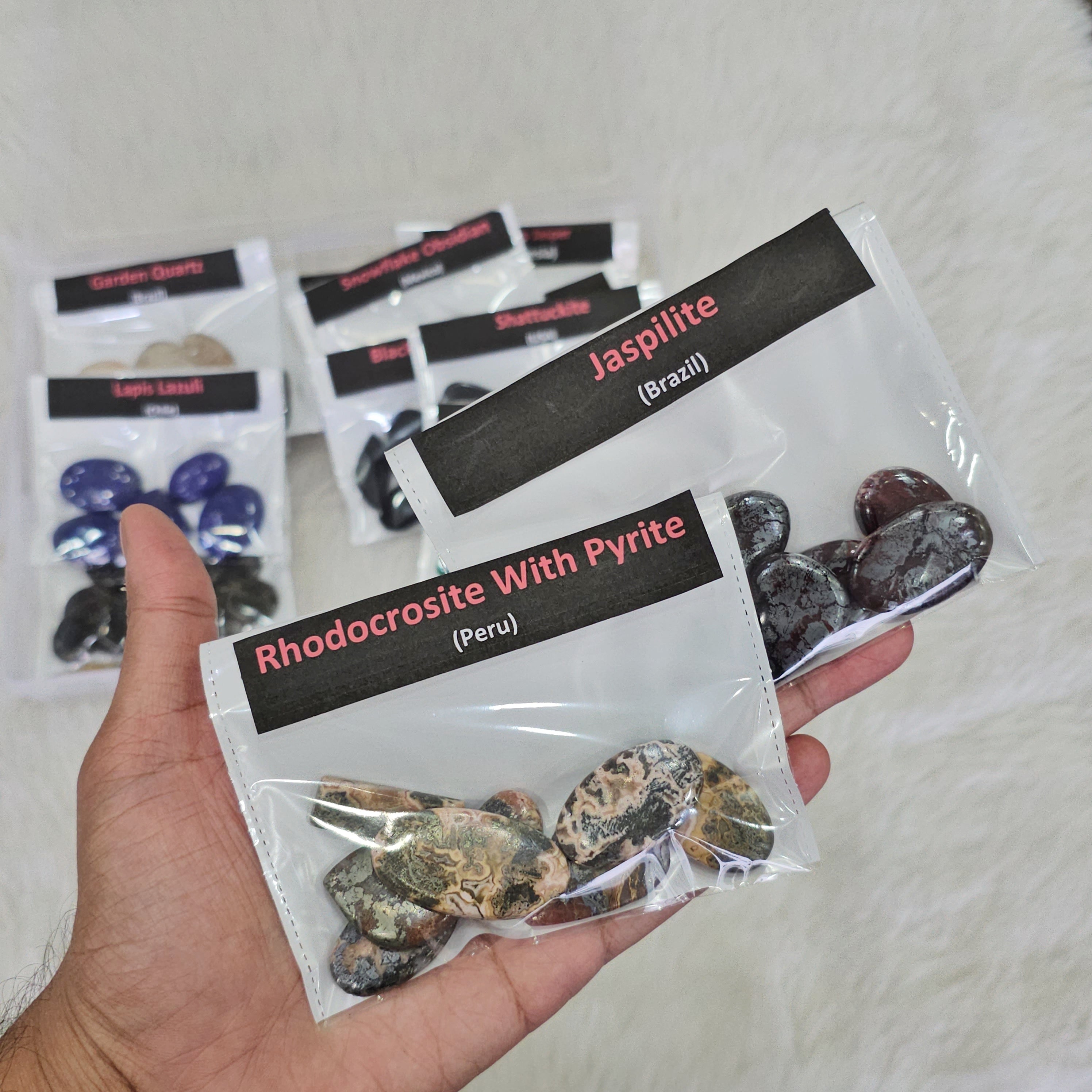 Halloween Box of 16 Exotic Gemstone cabochons | 1 KG box - The LabradoriteKing