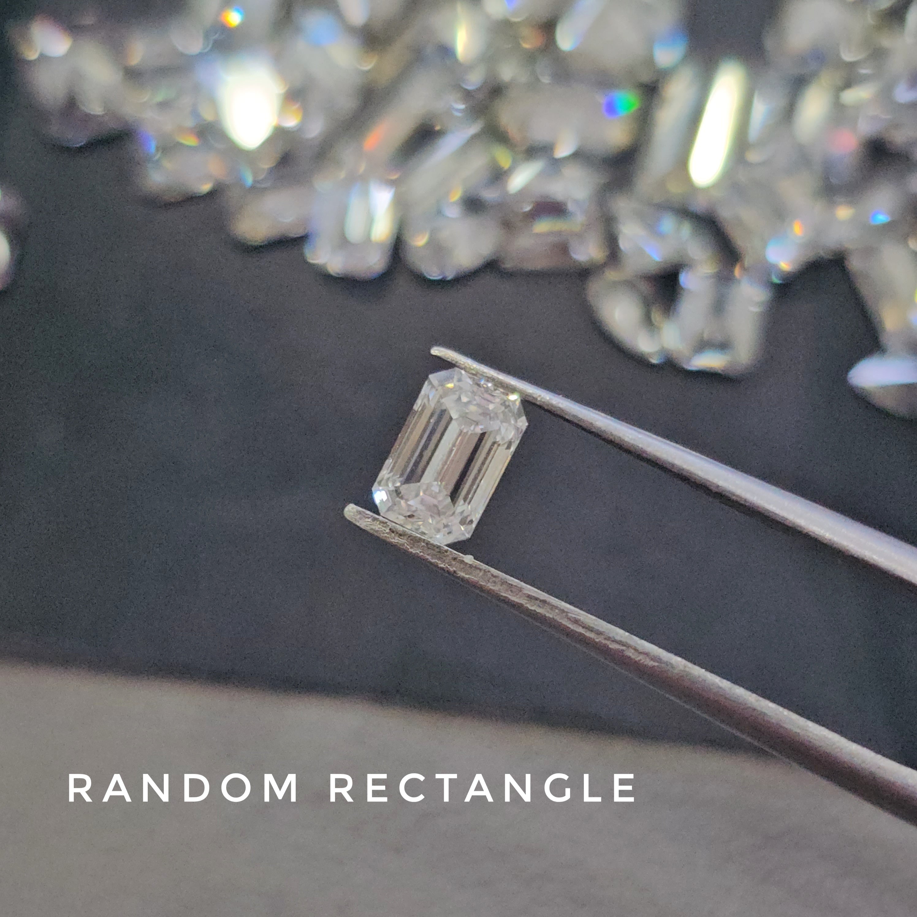 1 Random Piece of Lab grown Diamond | Pear or Rectangle 0.40-0.70
