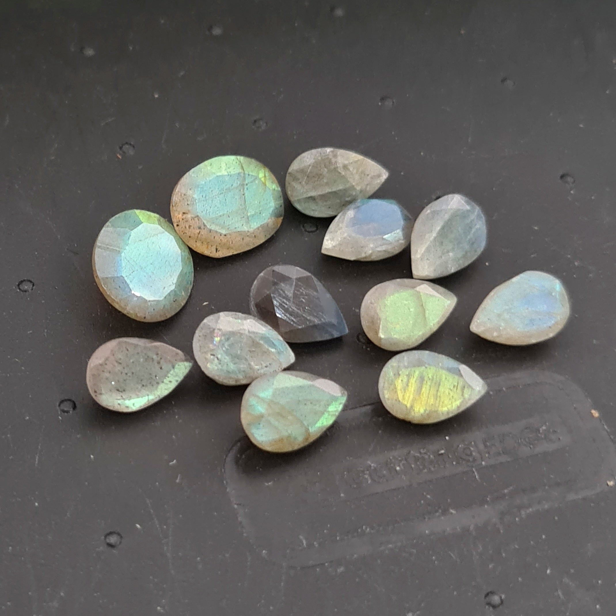 Natural Labradorite Faceted | Size 9-11mm