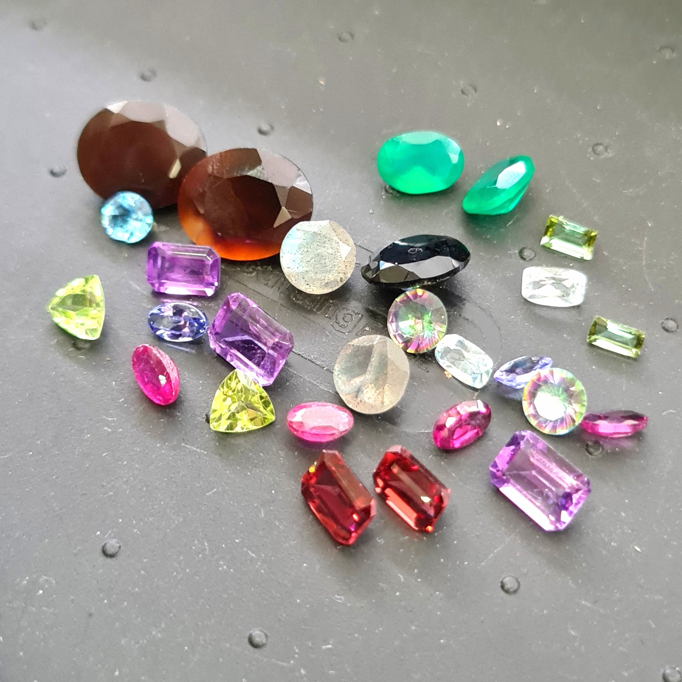 24Pcs Of Natural Mix Gemstone Lot | Size 5-11mm