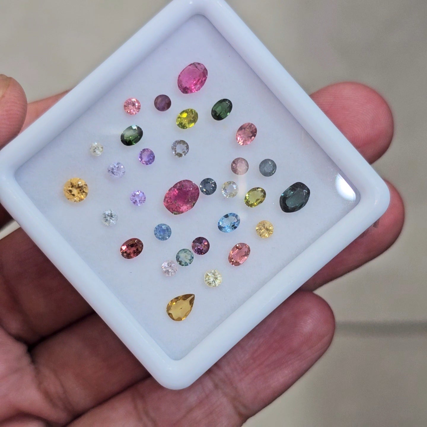 31 Pcs Natural Multi Tourmaline Faceted | Mix | Size:2-6mm