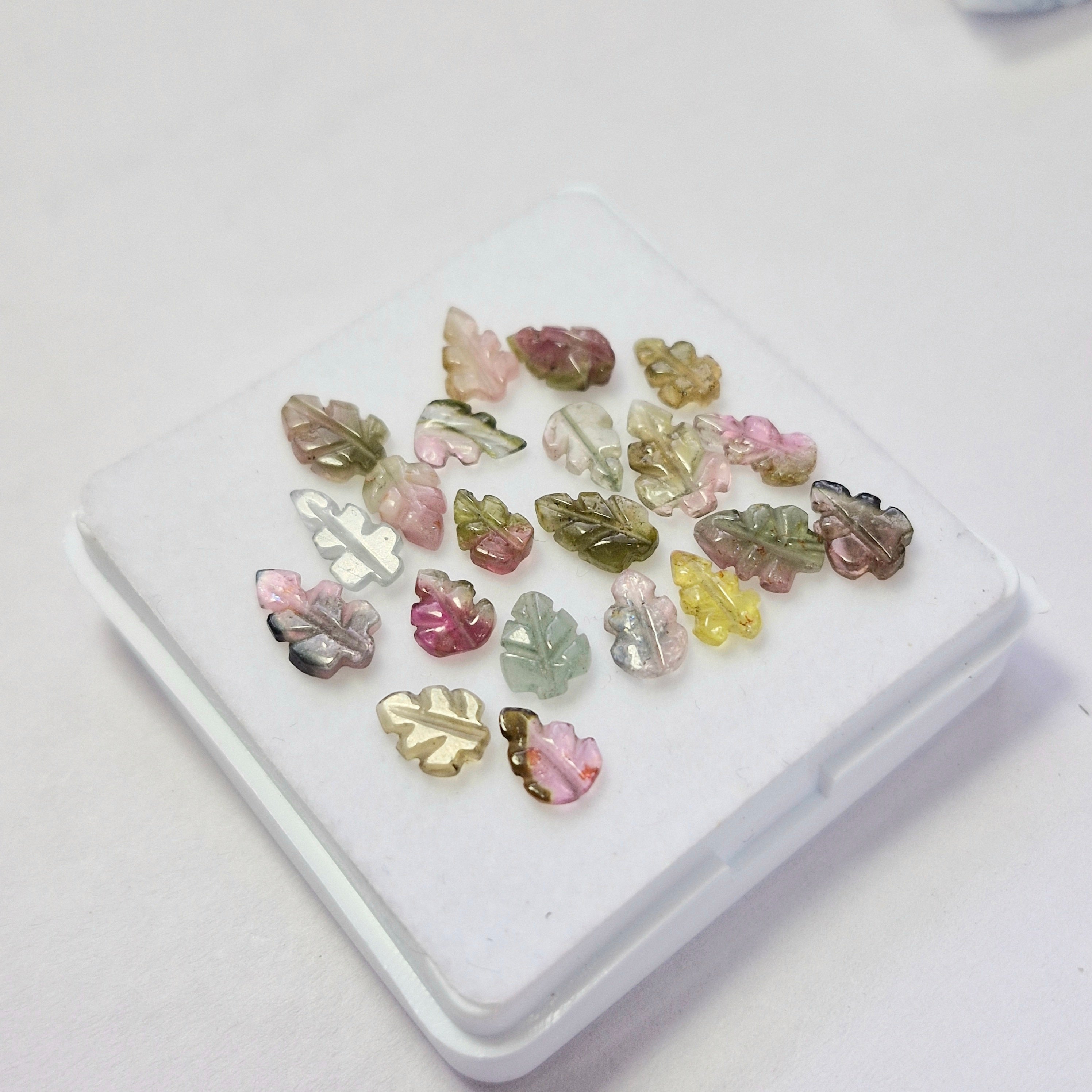11.8cts Of Natural Tourmaline Leaf | Size: 7-10mm | 20pcs