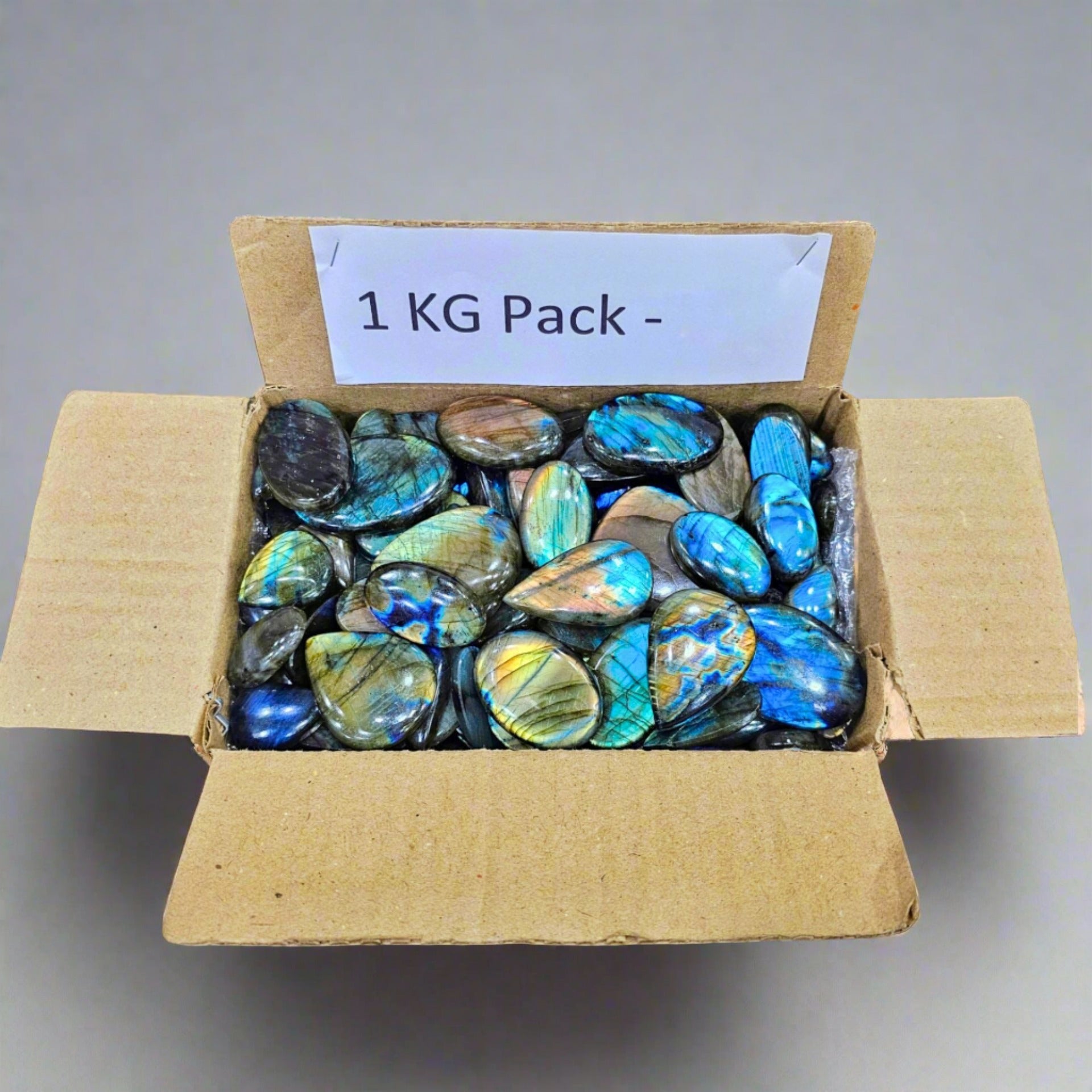 Wholesaleđ„ Labradorite Cabochons V2.0 | Flashy High quality slabs 1-4"Inches | 80-100 pcs - The LabradoriteKing